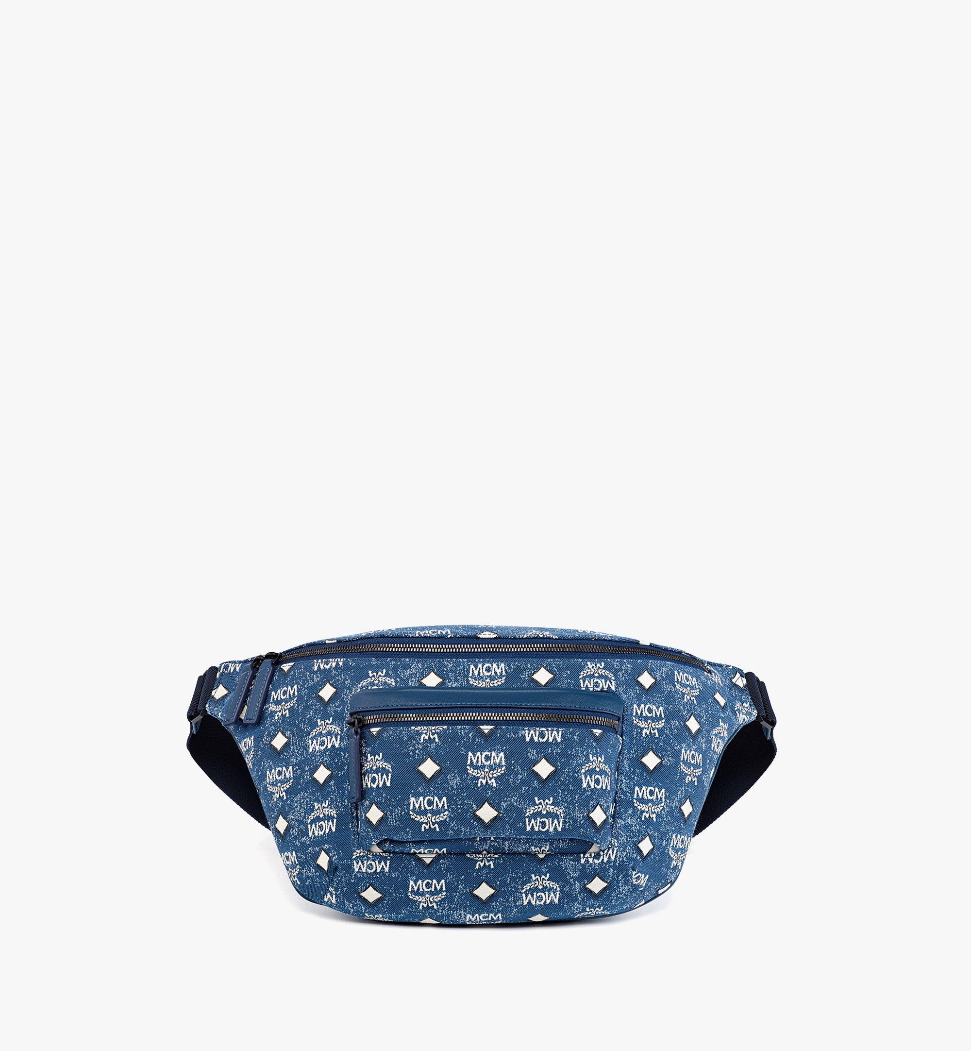 Fursten Belt Bag in Vintage Denim Jacquard - 1