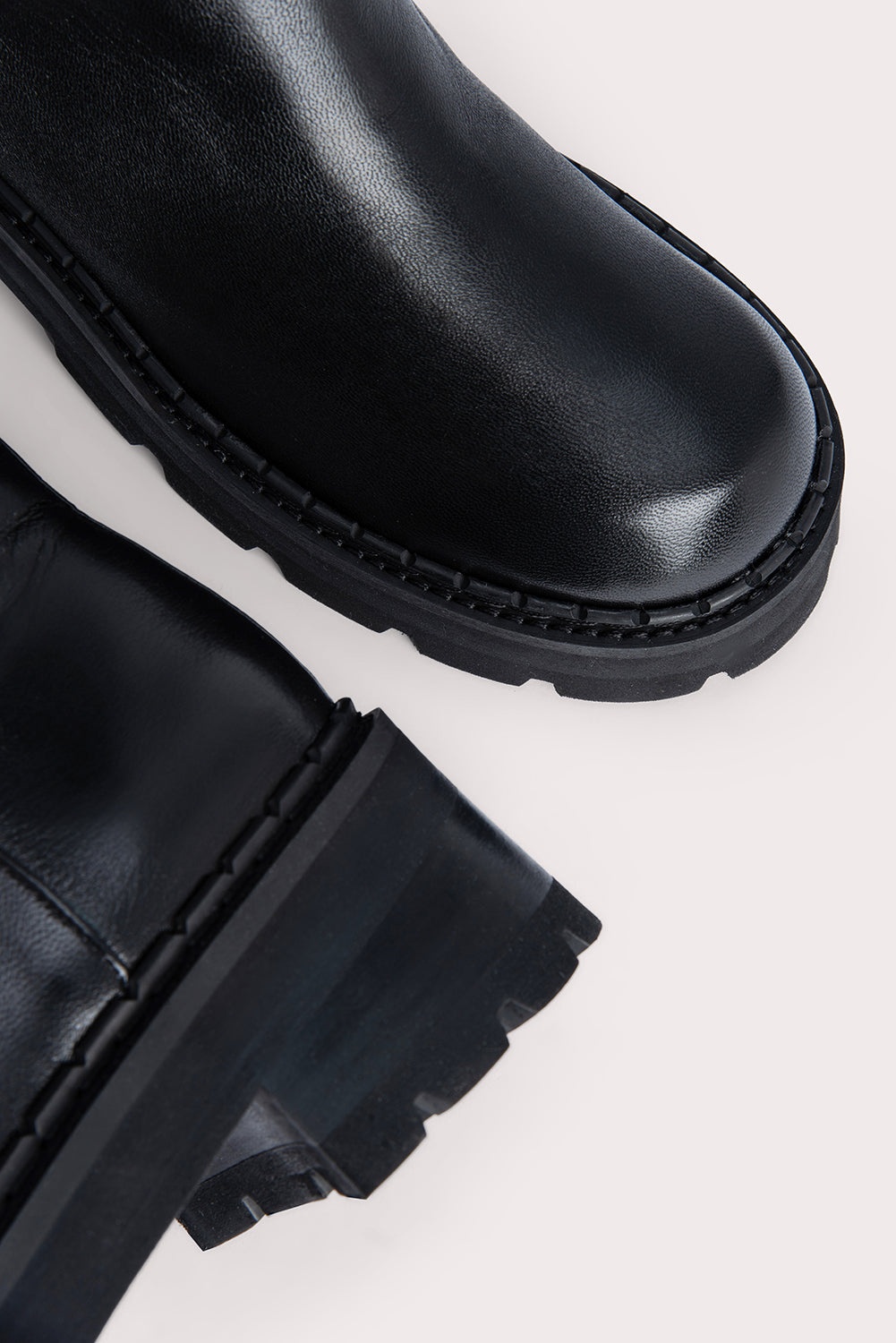 Russel Black Nappa Leather - 4