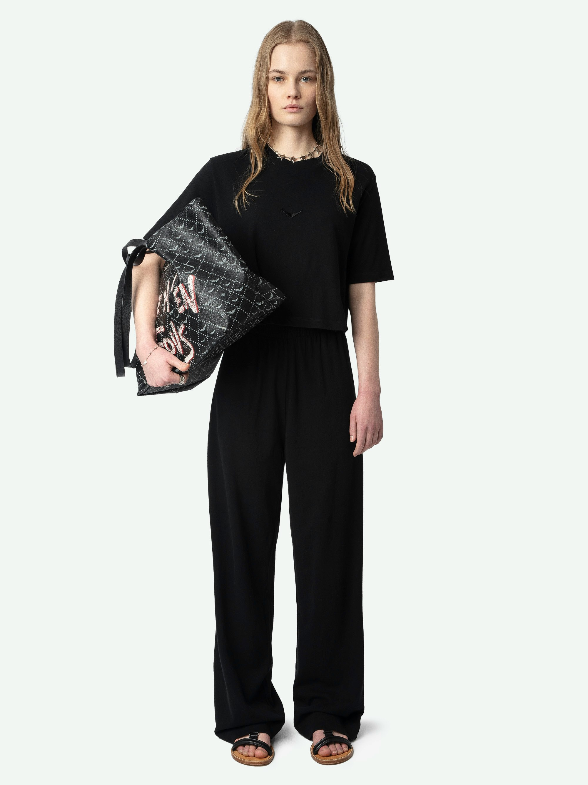 Clem Women's Black Linen Pants - 2