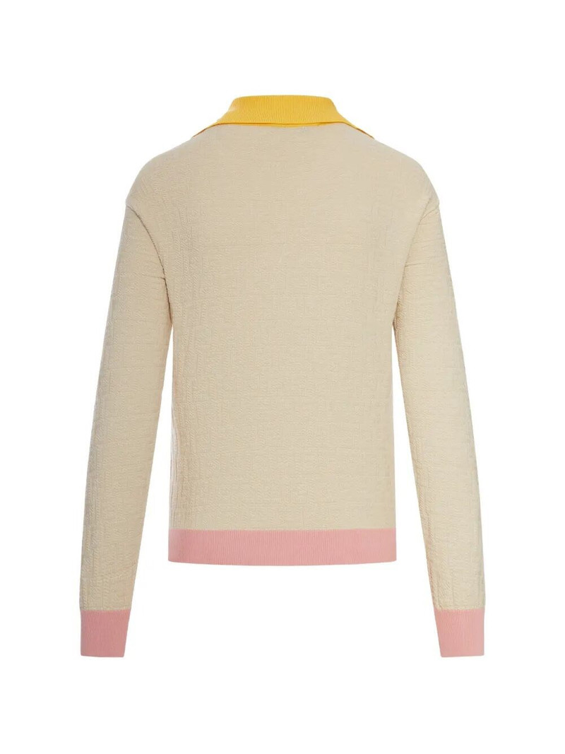 FENDI `Color Block FF` Sweater outlook