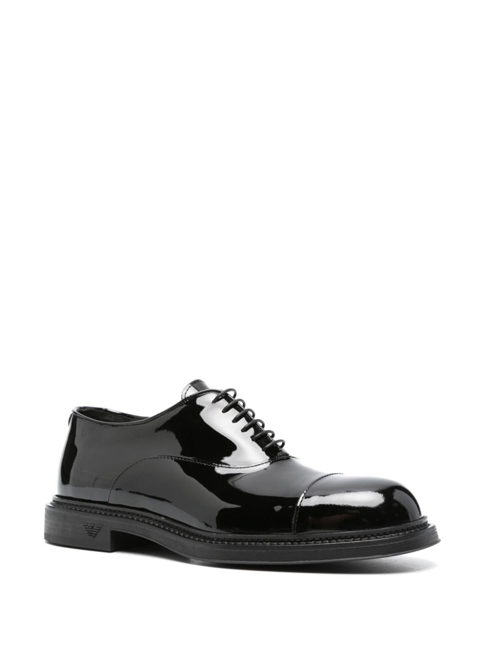 patent-leather oxford shoes - 2