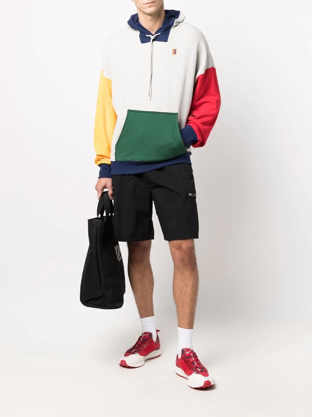 Court colour-block hoodie - 2