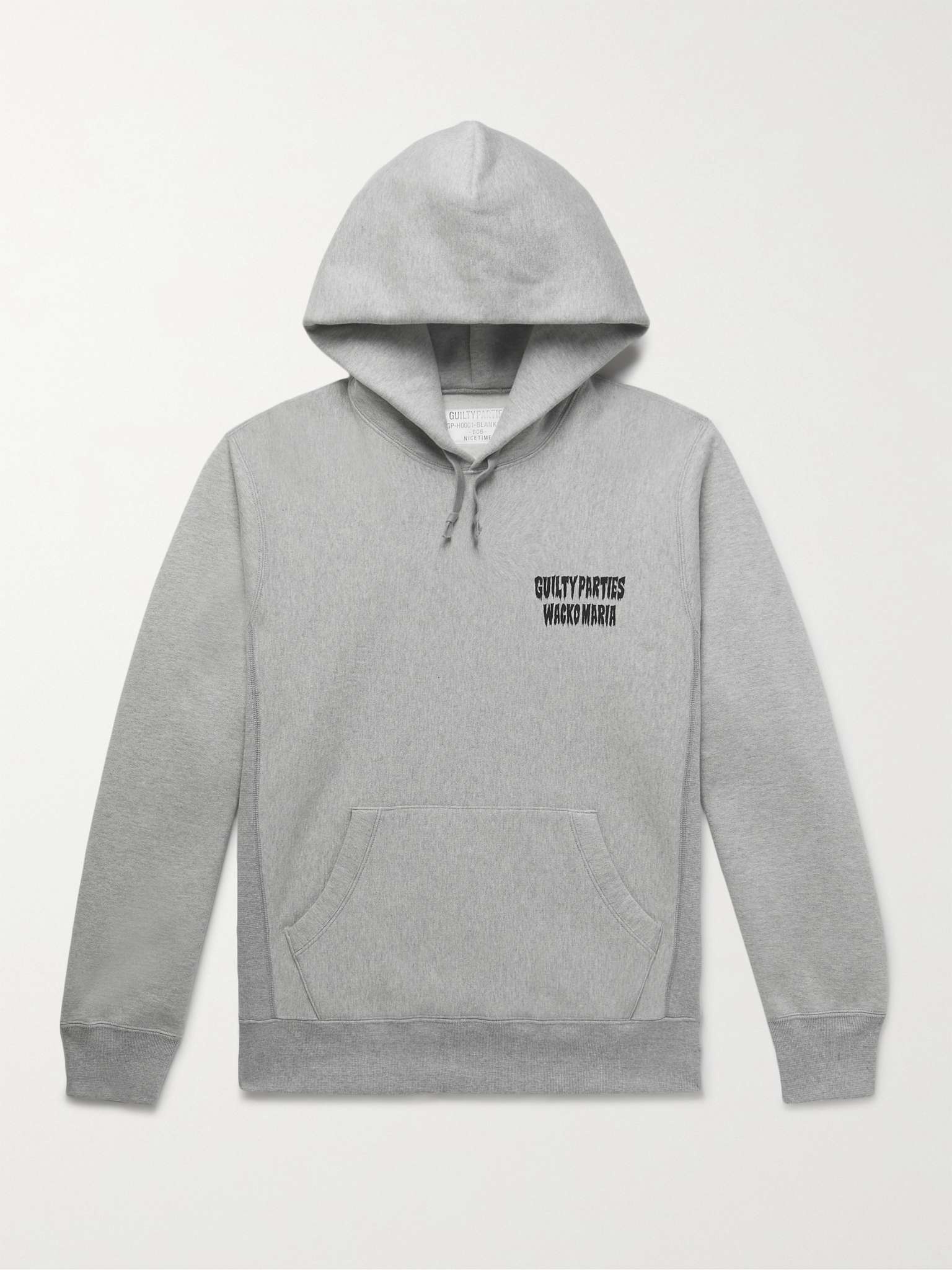 Logo-Print Fleece-Back Cotton-Jersey Hoodie - 1