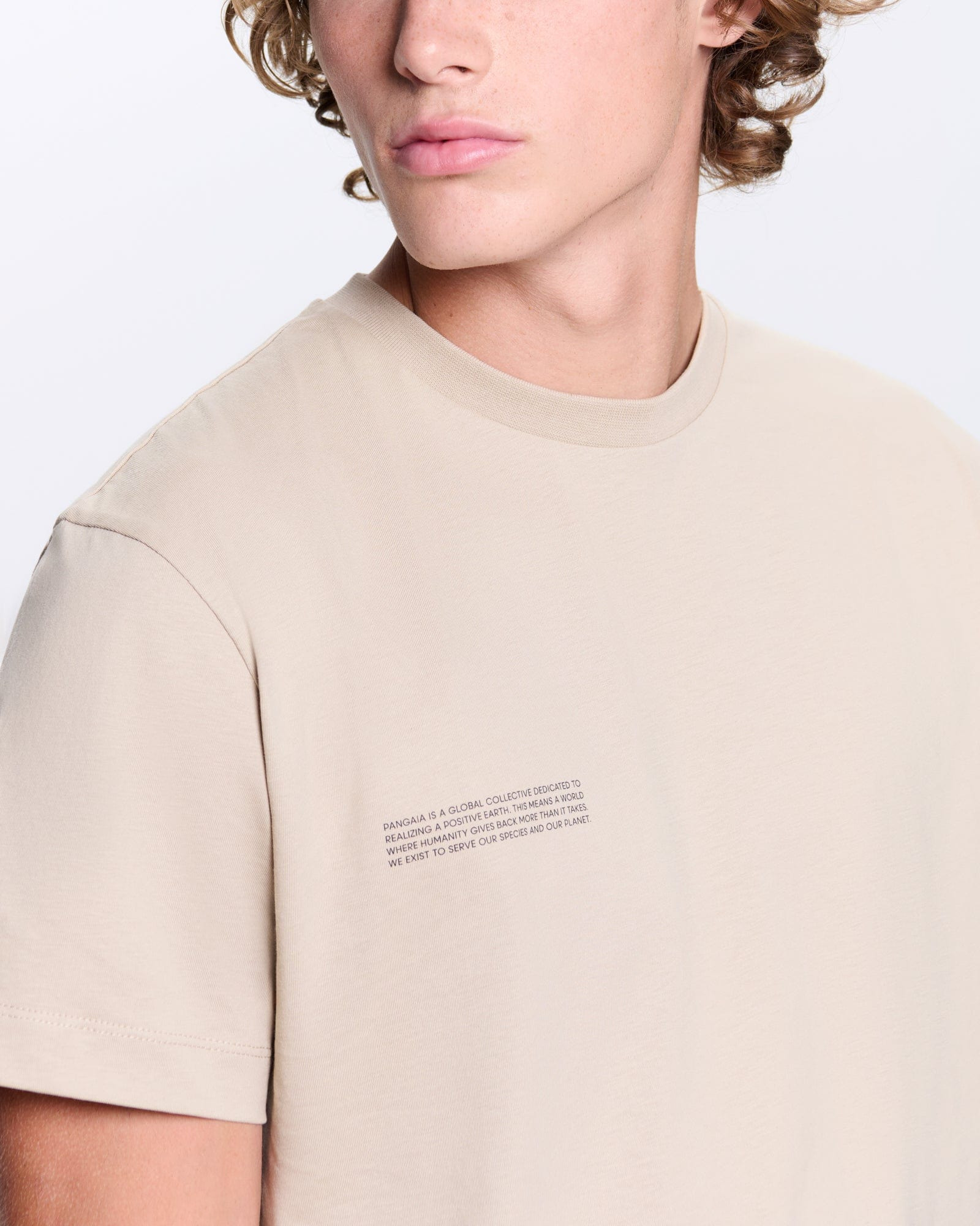 Mens 365 Midweight T-shirt - Stone - 5