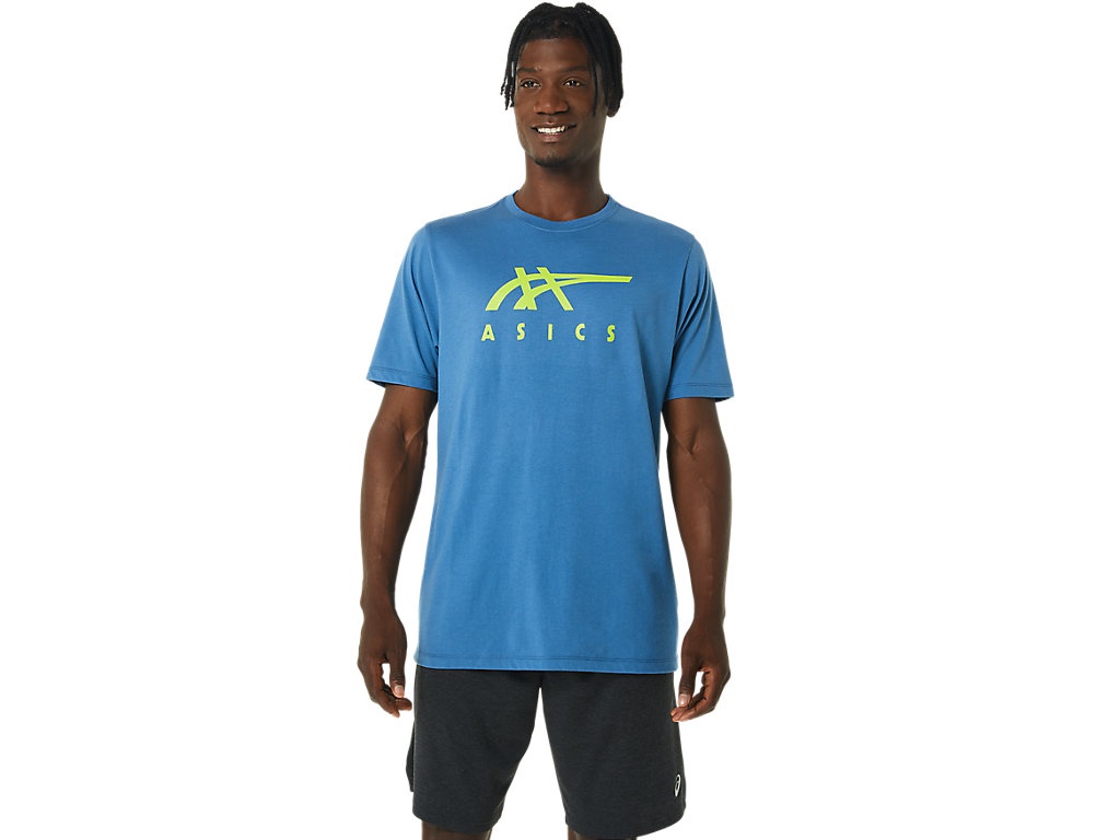 ASICS STRIPE SHORT SLEEVE TEE - 1