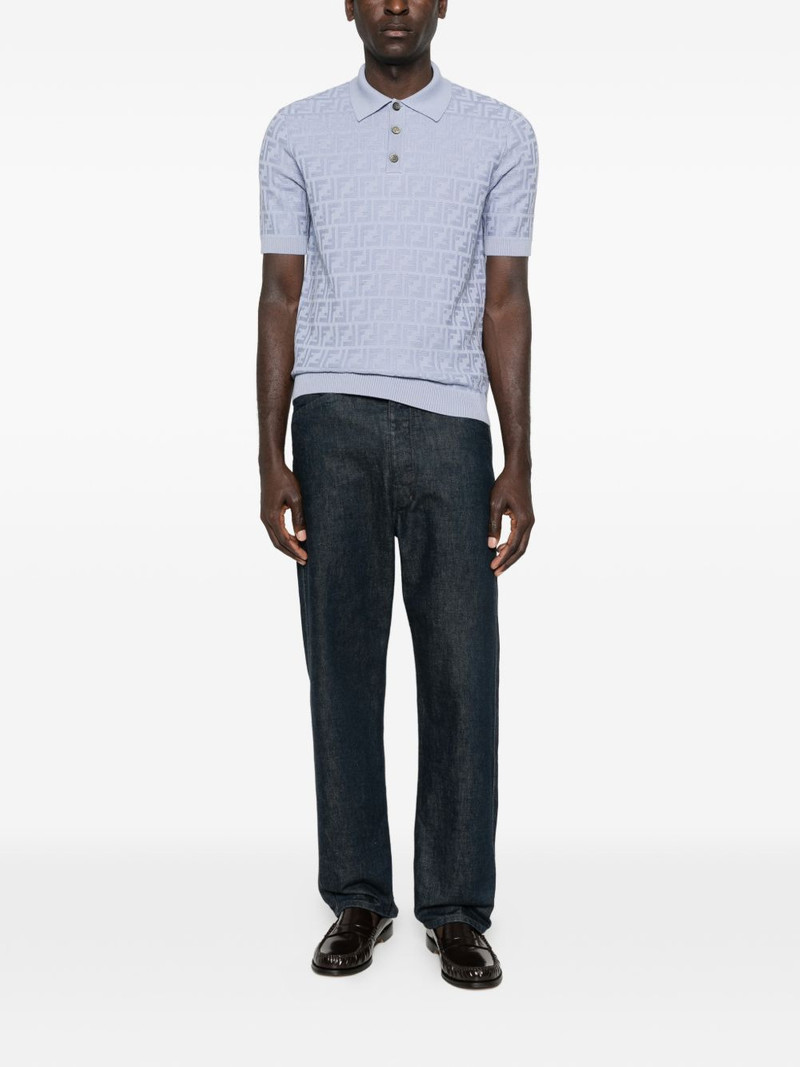 FENDI logo-pattern polo shirt outlook