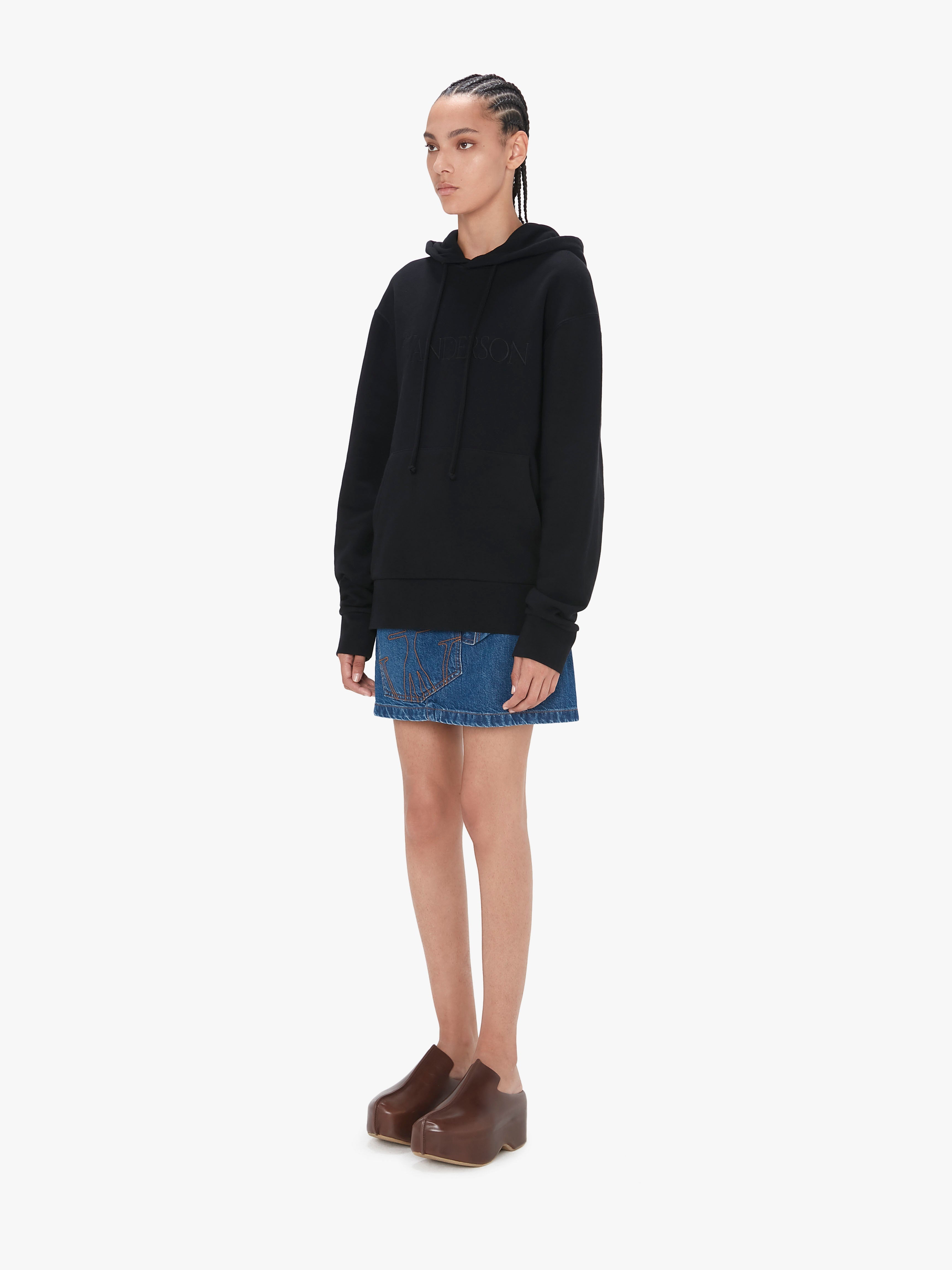 HOODIE WITH LOGO EMBROIDERY - 4