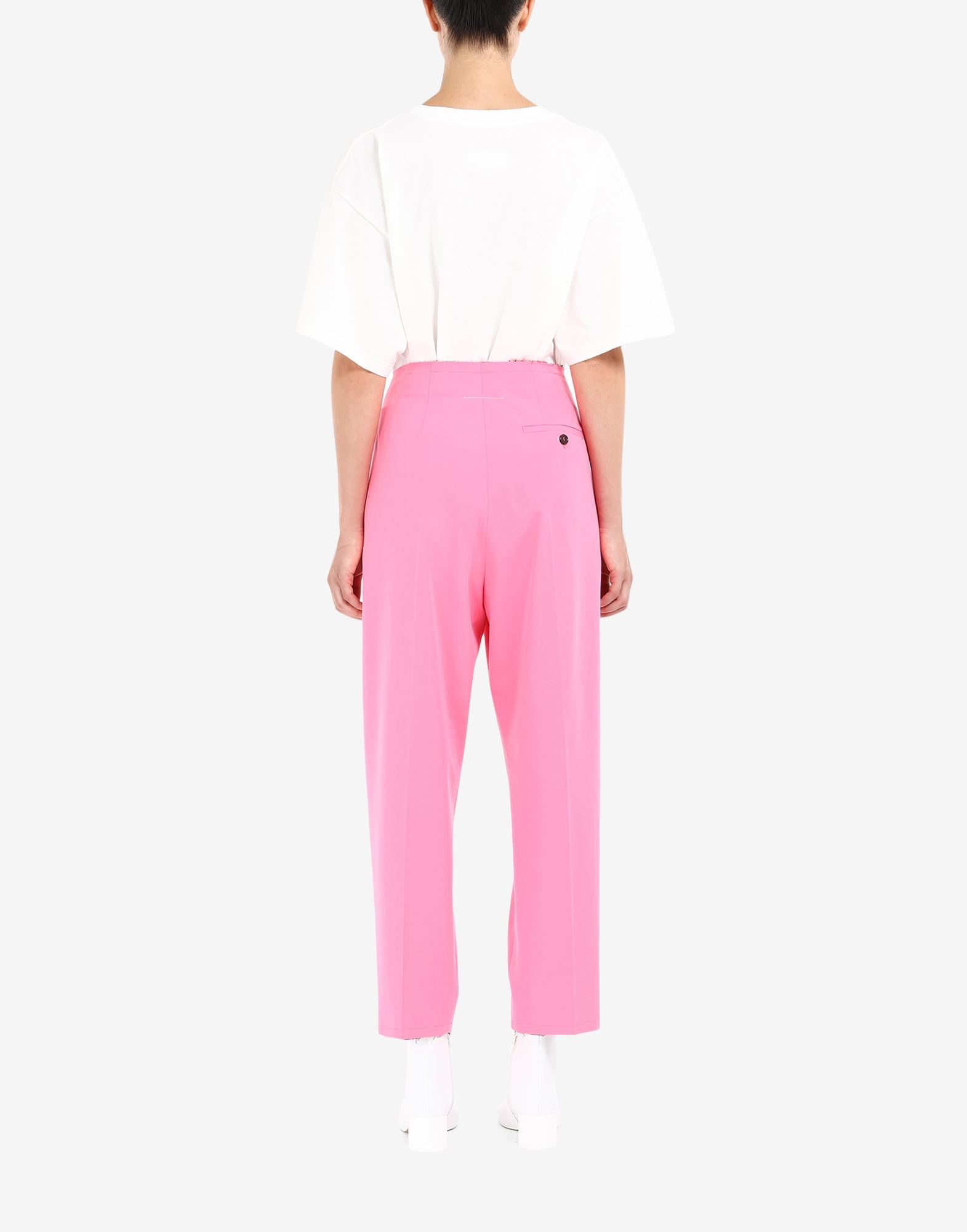Raw edge trousers - 4