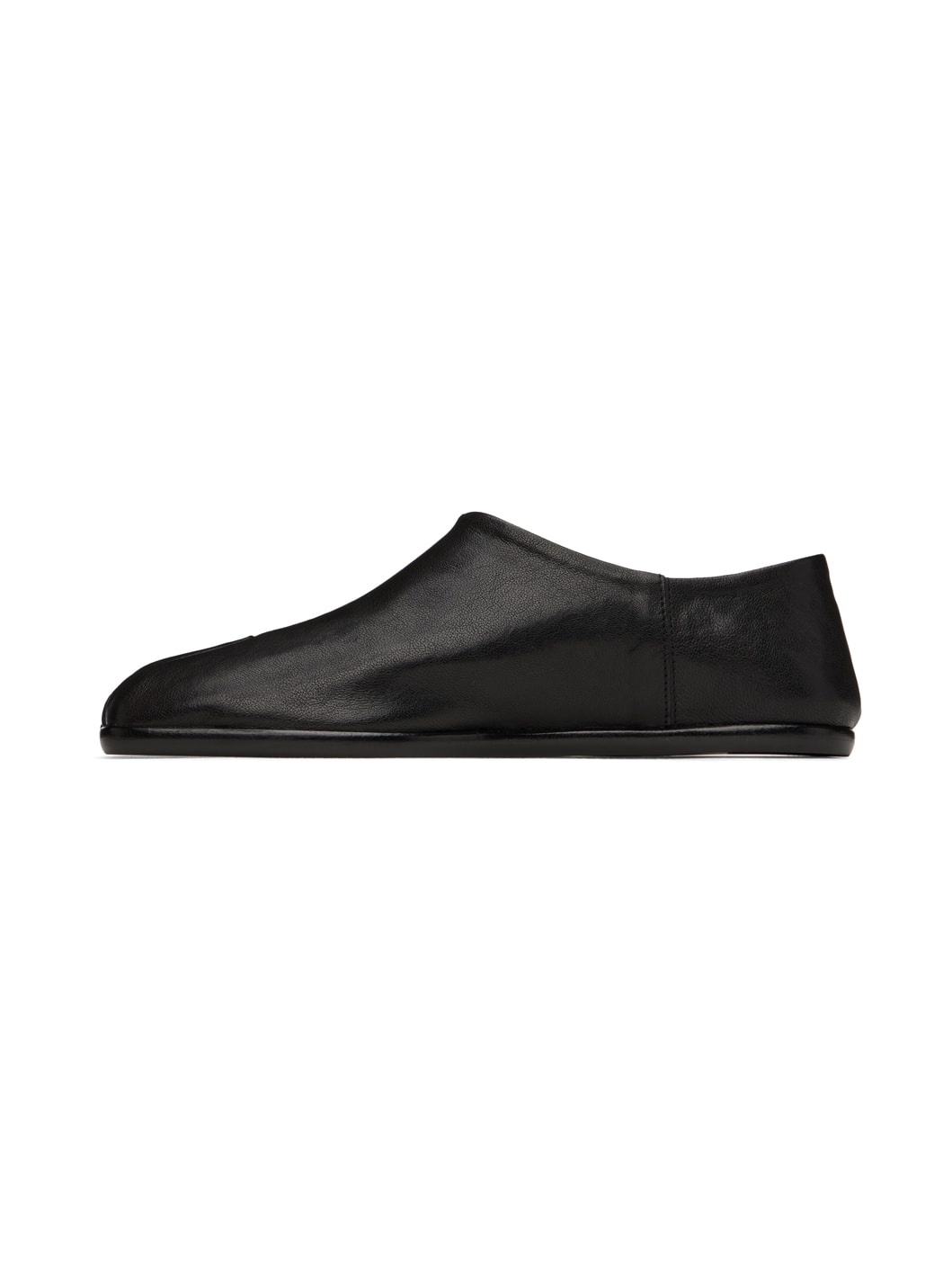 Black Tabi Babouche Loafers - 3