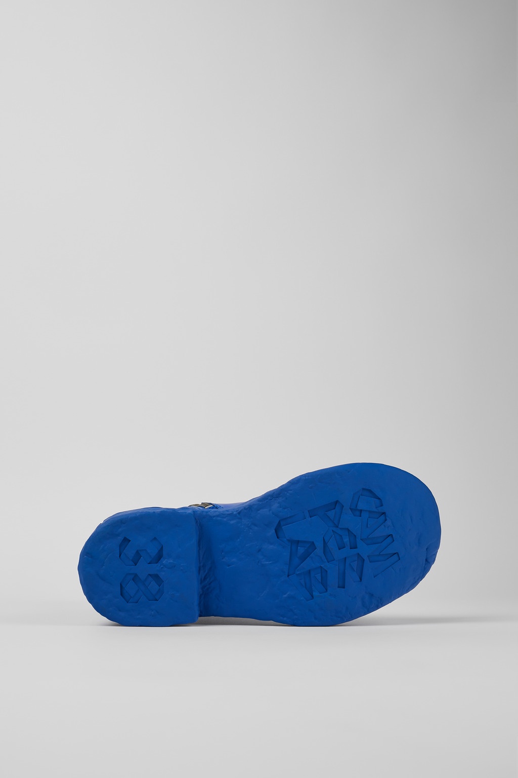 Blue Leather Zip Bootie - 5