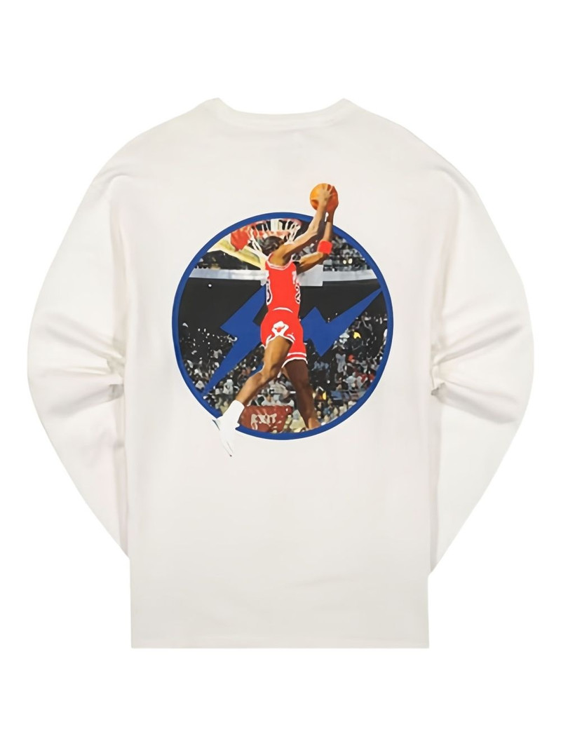 Jordan x Fragment long-sleeve sweatshirt outlook
