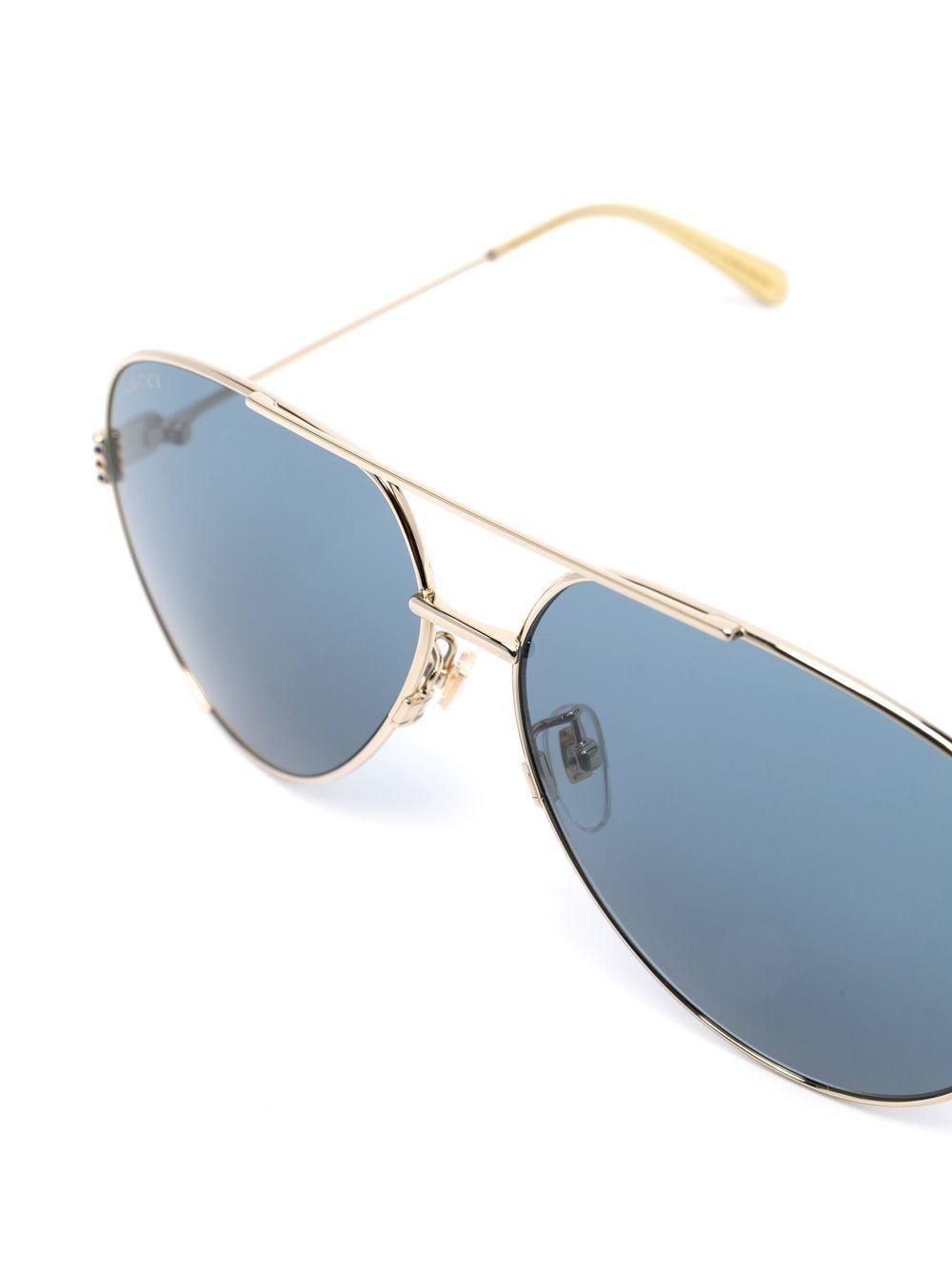 double-bridge pilot-frame sunglasses - 3