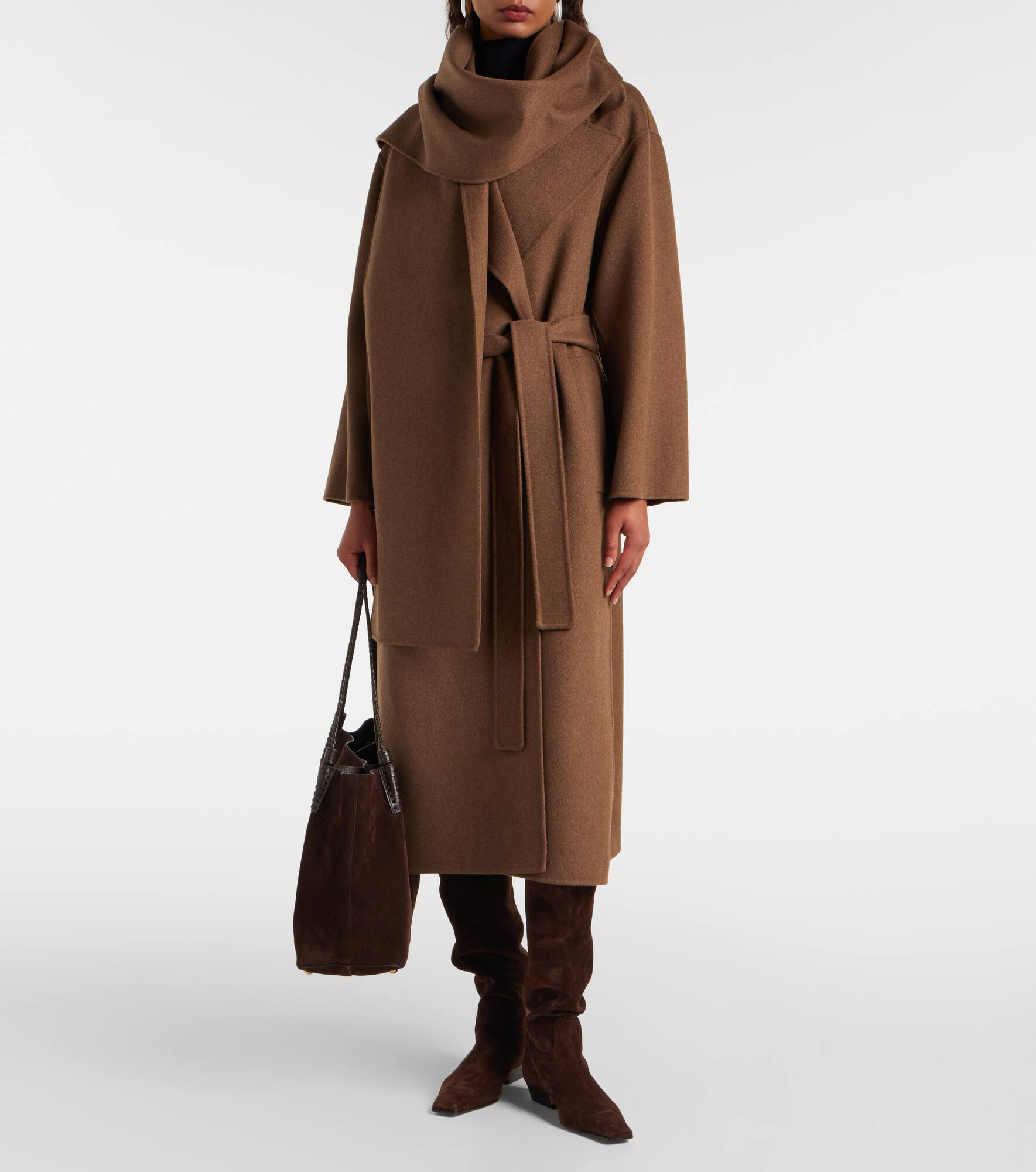 Curoe virgin wool wrap coat - 2