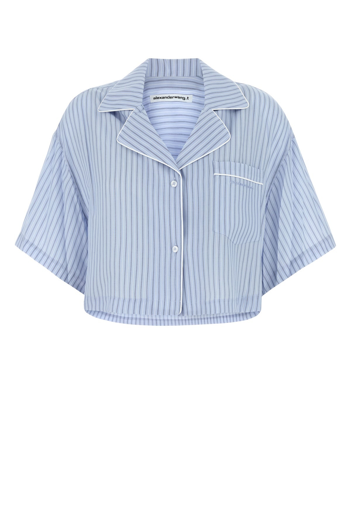 Embroidered lyocell shirt - 1
