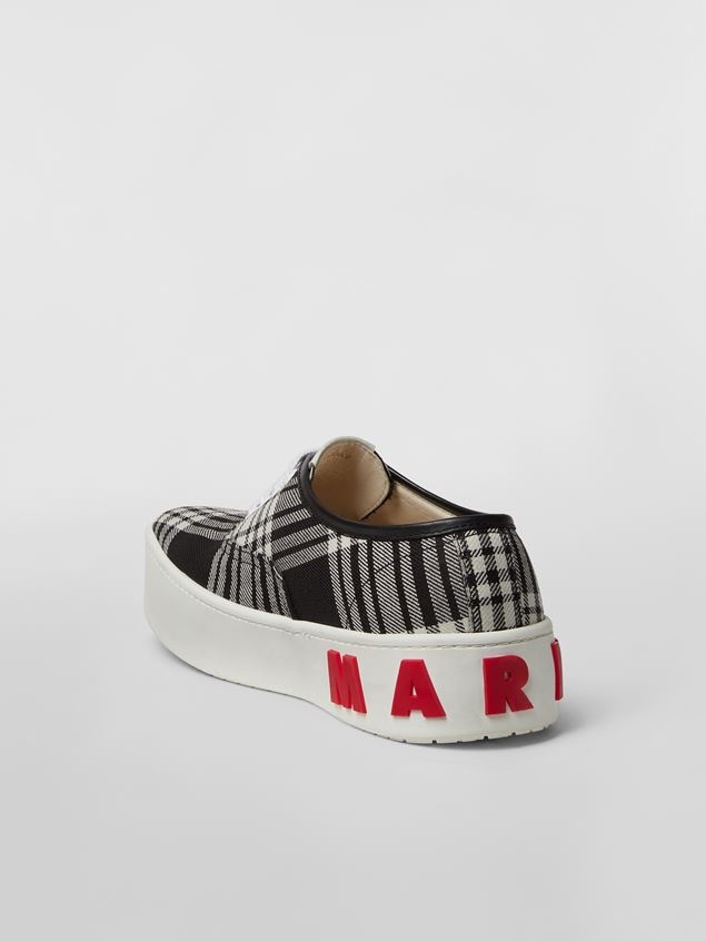 TARTAN WOOL SNEAKER - 3