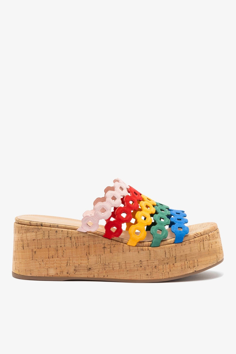 Charli Mule In Multicolor Leather 1