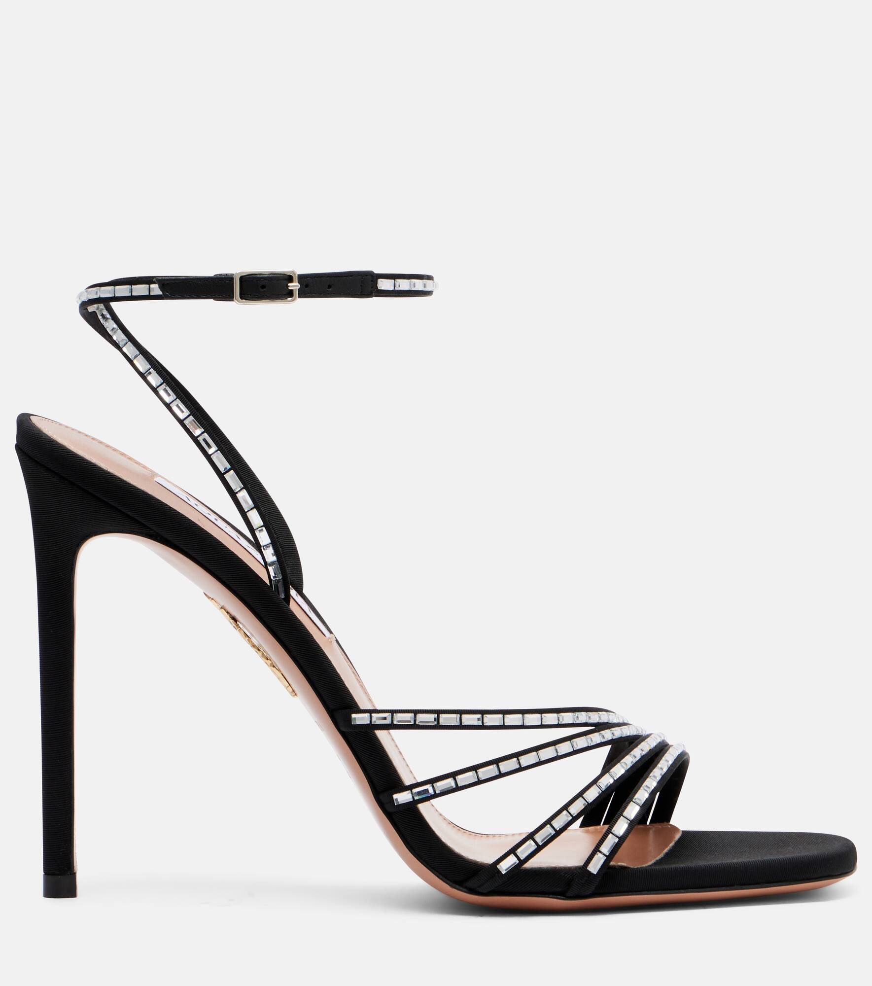 Mistica 105 embellished satin sandals - 4