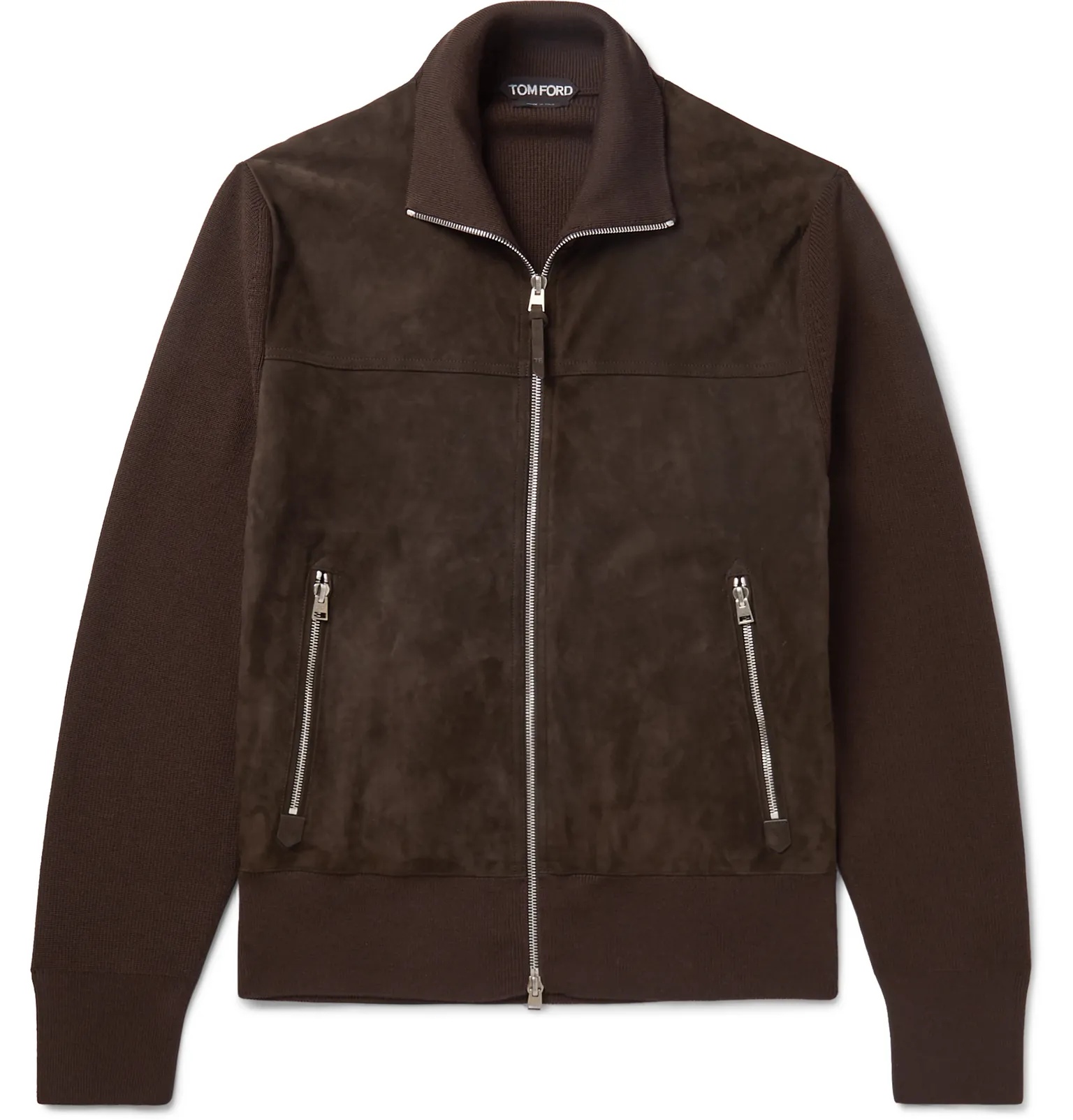 Wool-Lined Suede Jacket - 1