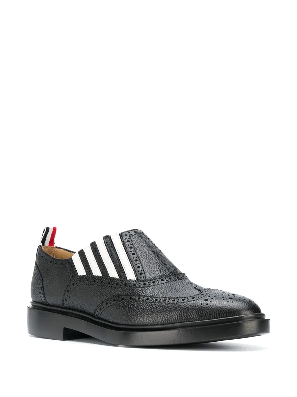 two-tone Chelsea detail brogues - 2