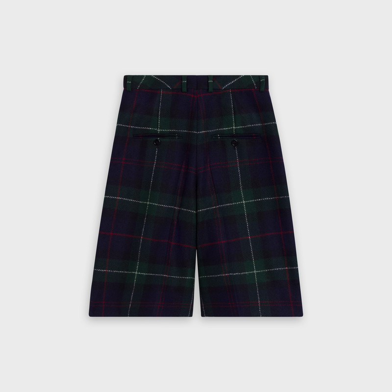 CELINE BERMUDA SHORTS IN TARTAN outlook
