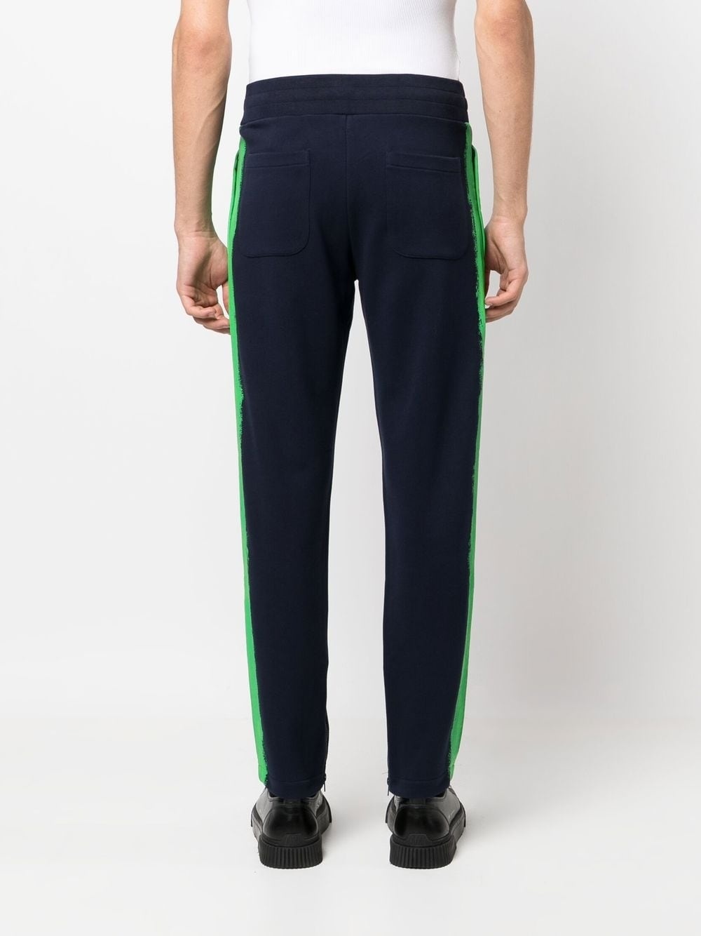 side-stripe track pants - 4