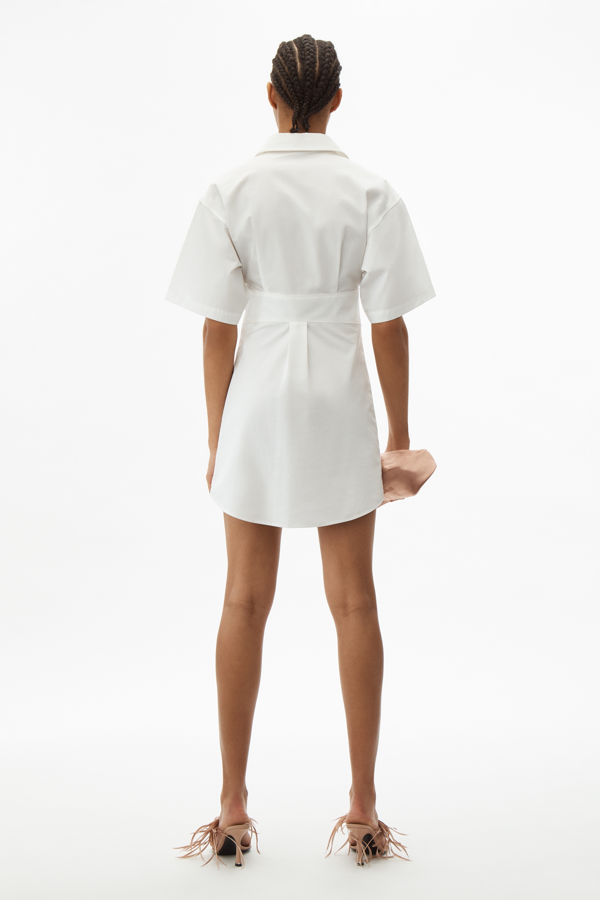 POPLIN MINI SHIRT DRESS - 5