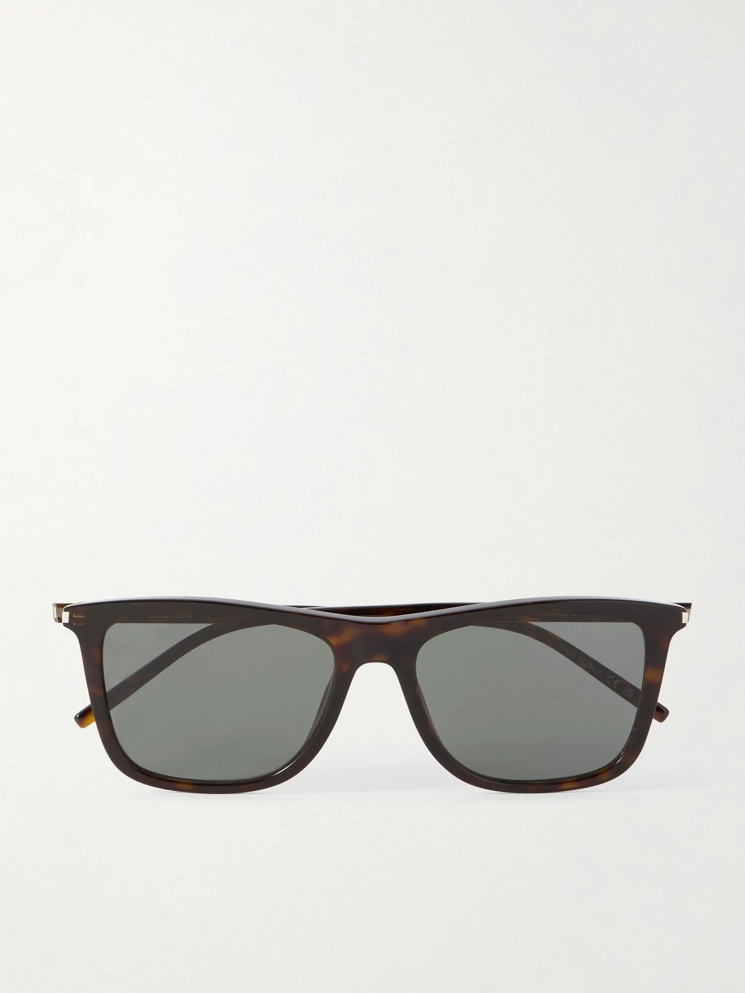 Square-Frame Tortoiseshell Acetate Sunglasses Tortoiseshell - 1