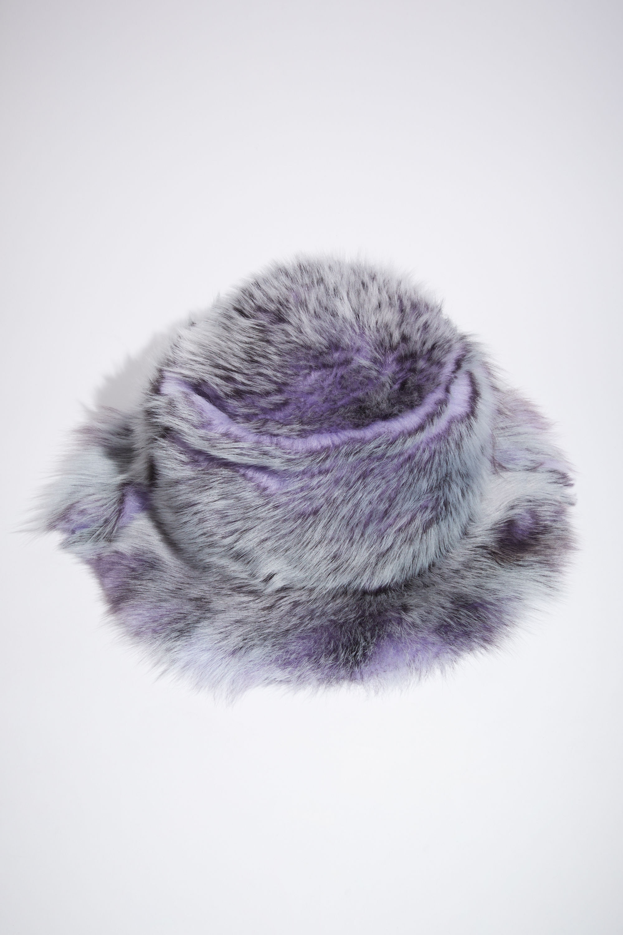Shearling bucket hat - Lilac purple - 4