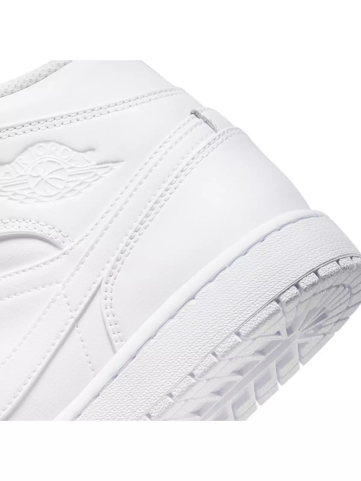 1 Mid "White/White" Men's Shoe - 4