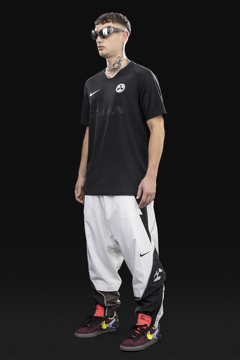 GGG-T1-010 Nike® Acronym® Stadium Jersey Black/Black - 6