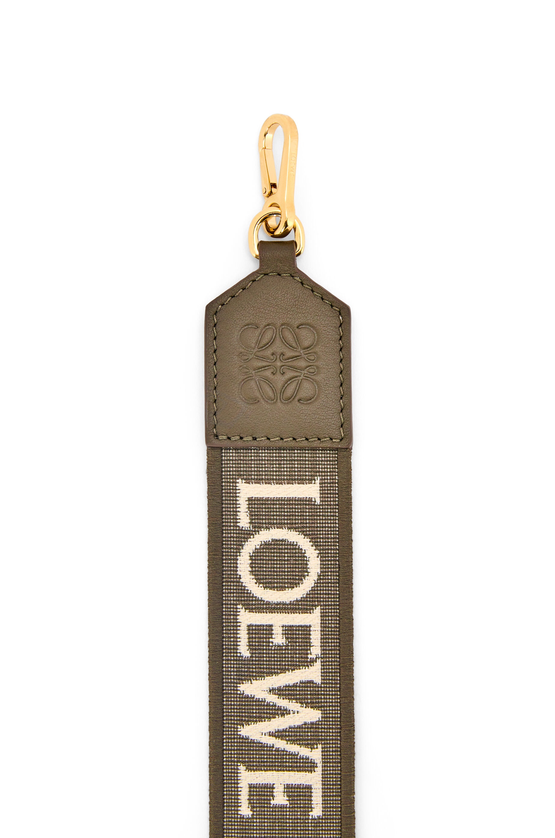 Small Puzzle bag in classic calfskin & Anagram strap in jacquard and calfskin - 11