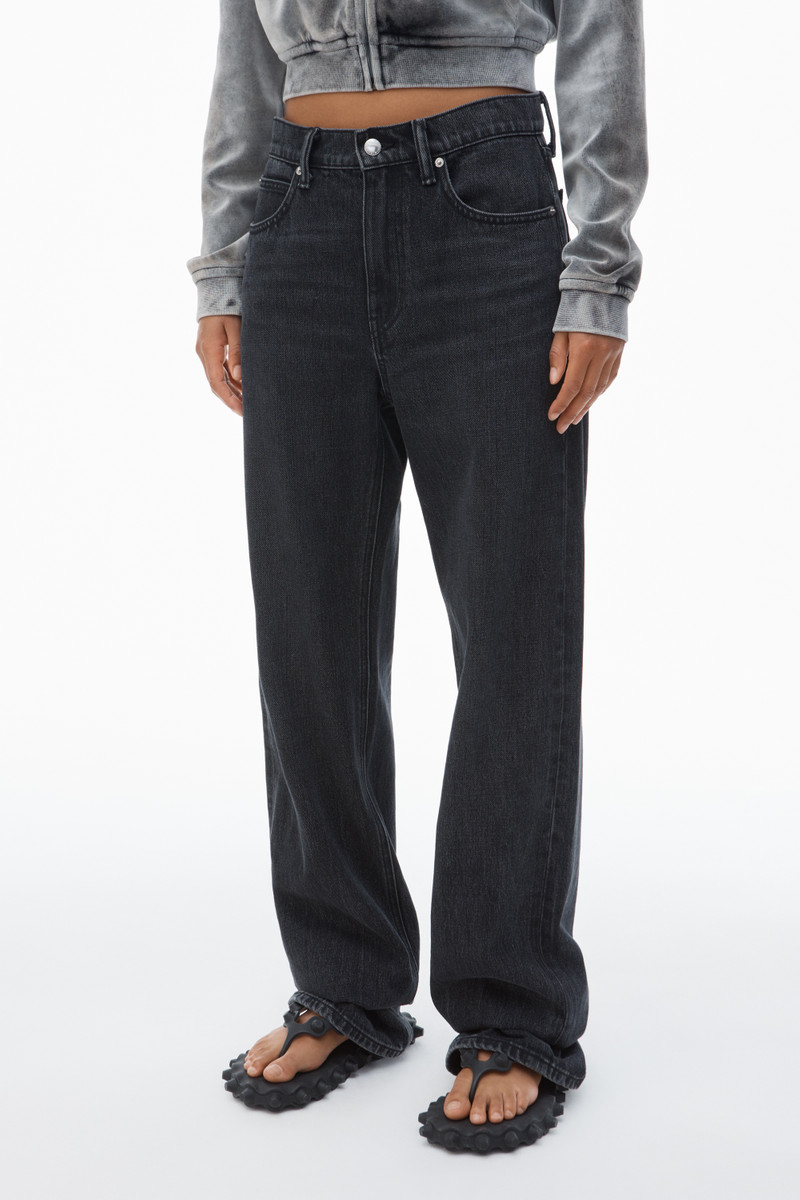 EZ Mid Rise Jean With Logo Pocket 3