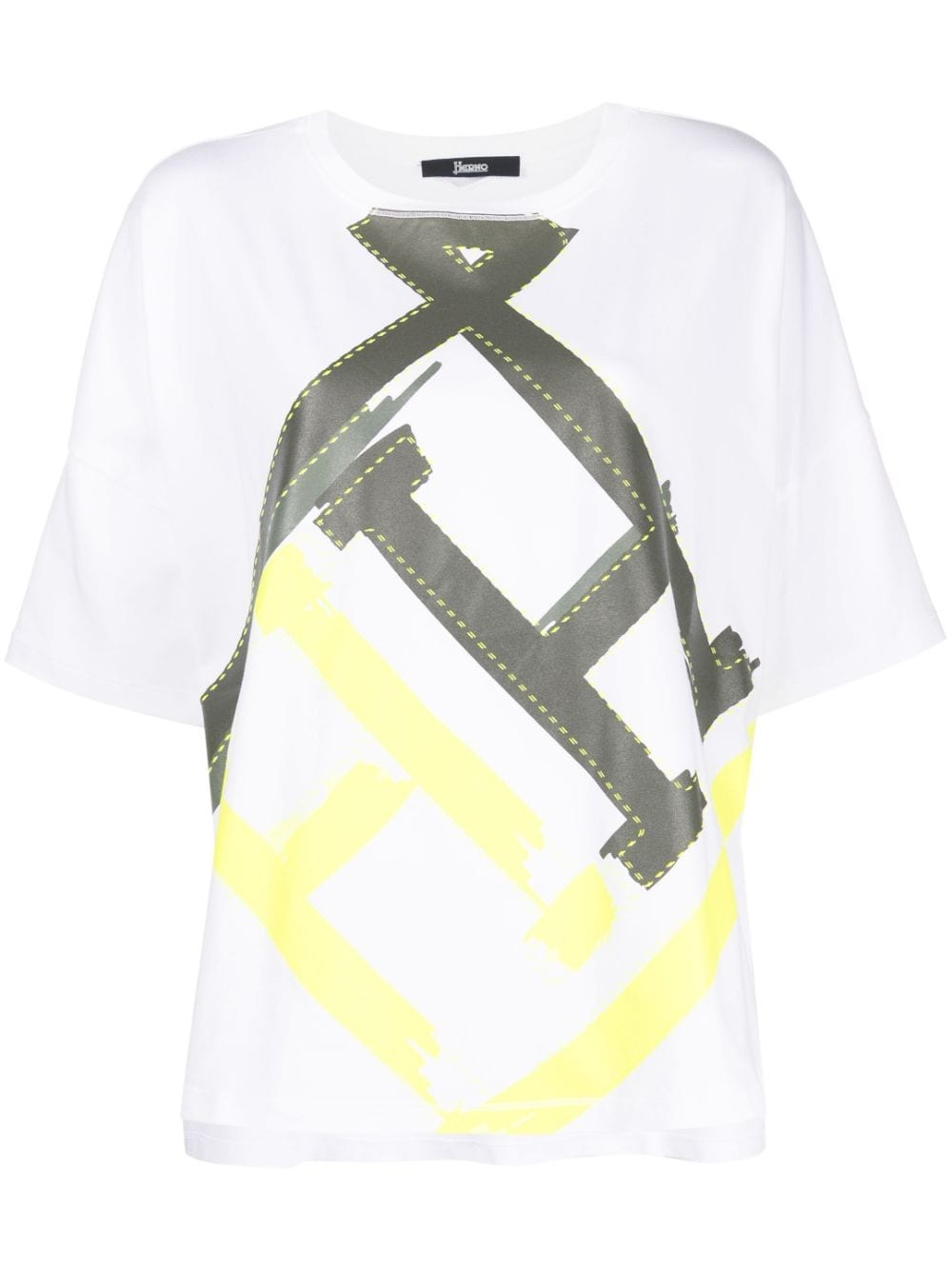 logo-print crew-neck T-shirt - 1