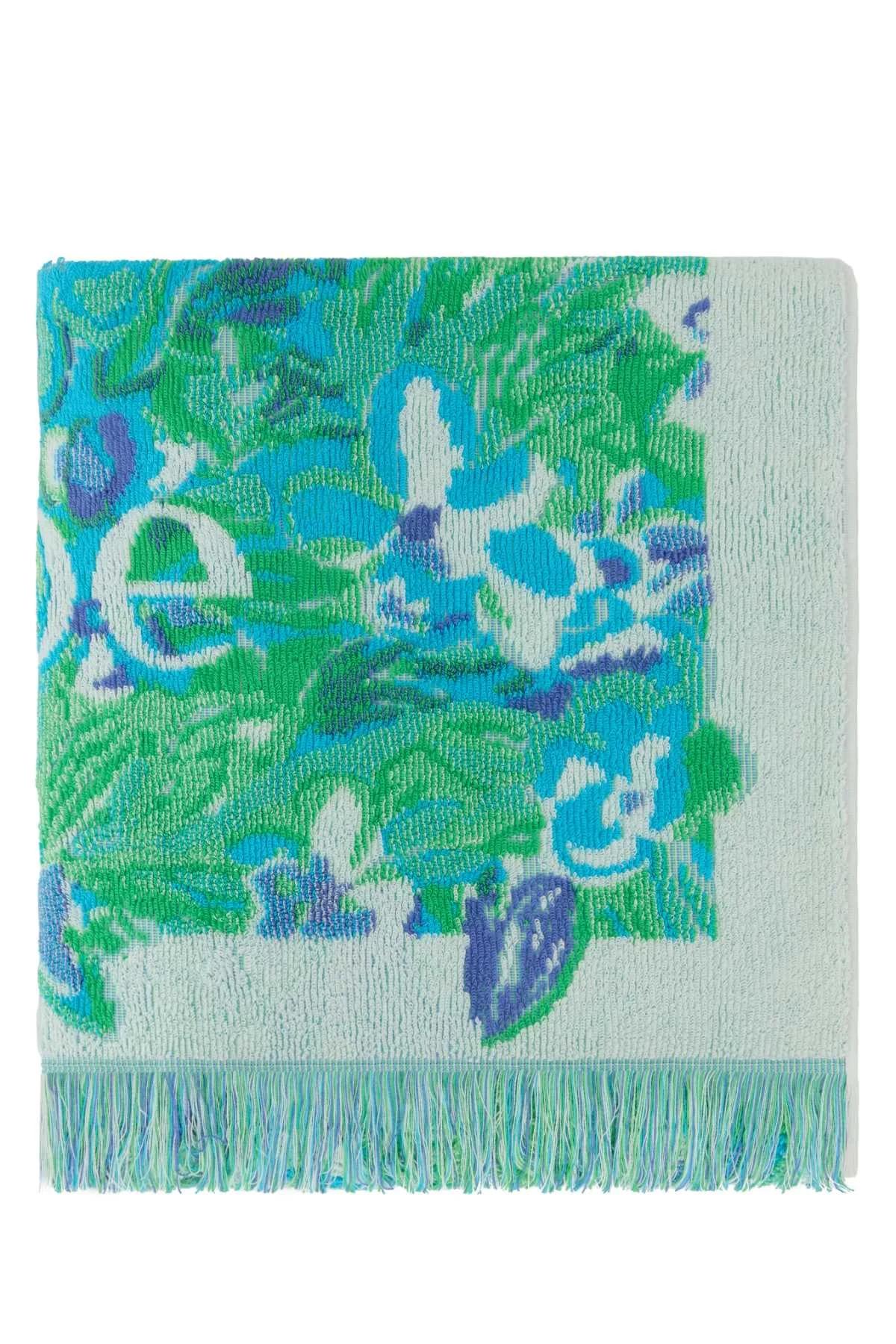 Chloe Women Embroidered Terry Fabric Chloe Wild Flowers Beach Towel - 1