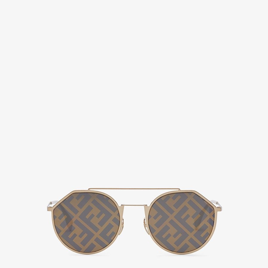 Gold-color sunglasses - 1