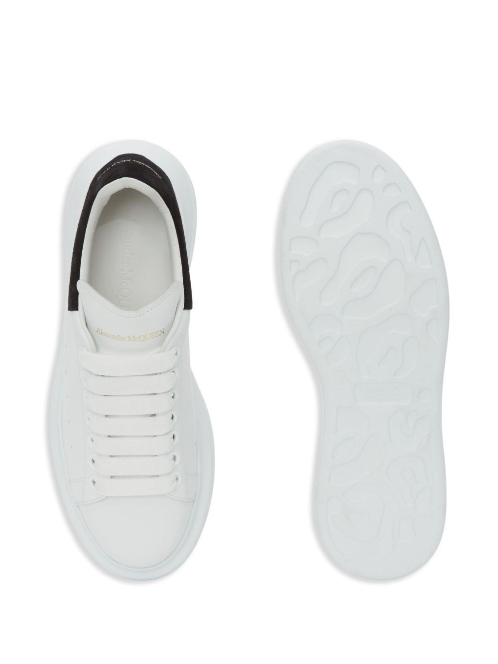 Oversize leather sneakers - 3