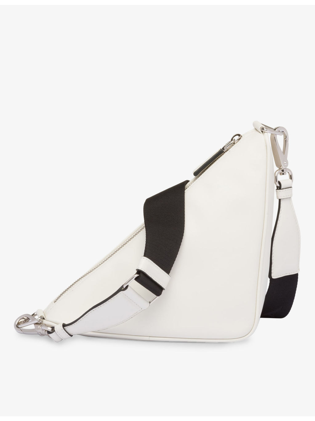 Triangle leather cross-body bag - 3