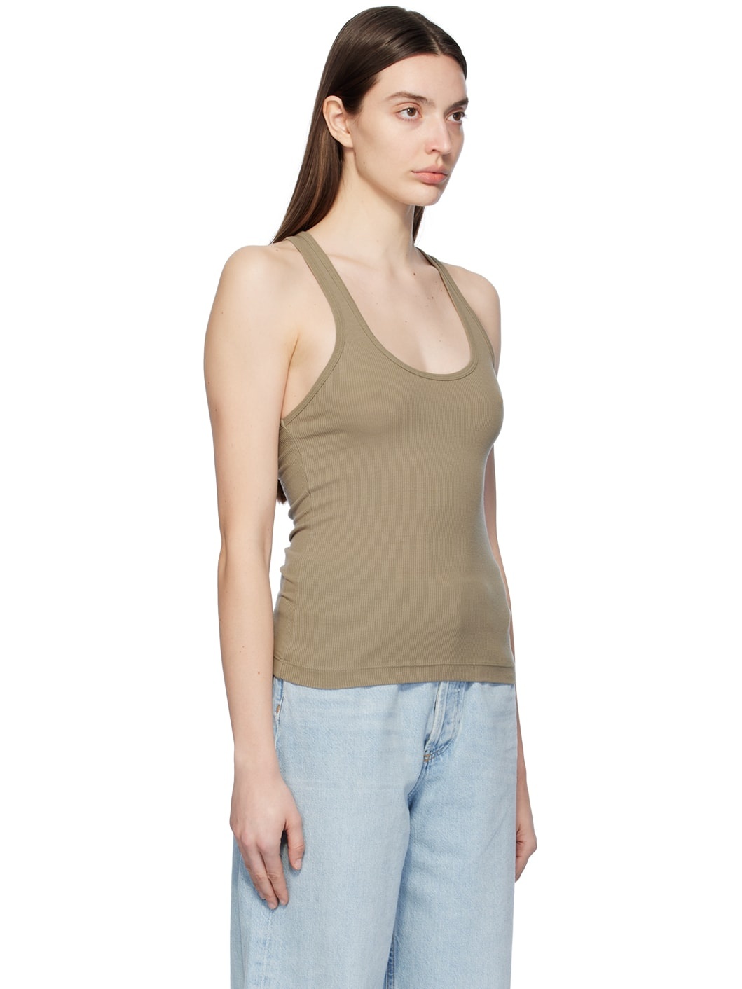 Taupe Bianca Tank Top - 2