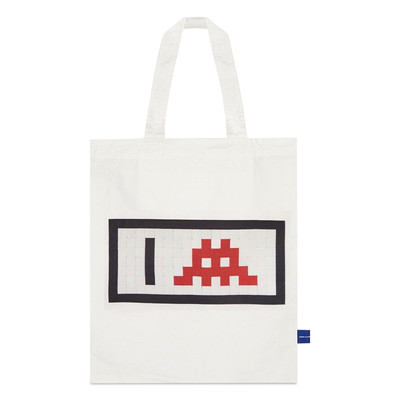 Comme des Garçons SHIRT Comme des Garçons SHIRT x Space Invader Tote Bag 'White' outlook