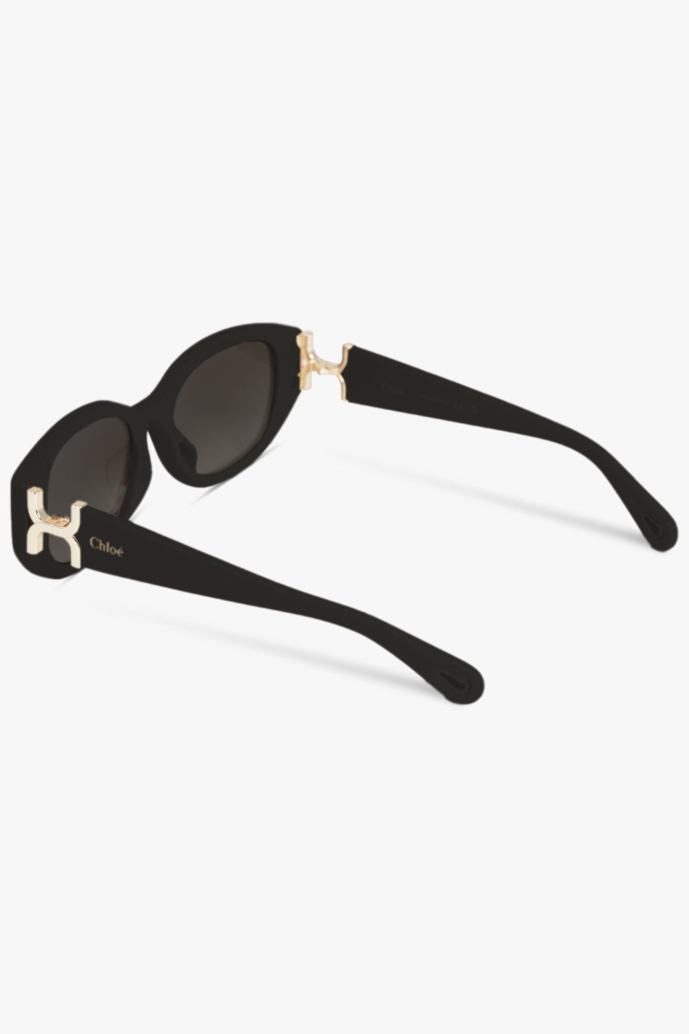 CH0237SK ROUNDED SUNGLASSES | BLACK - 3