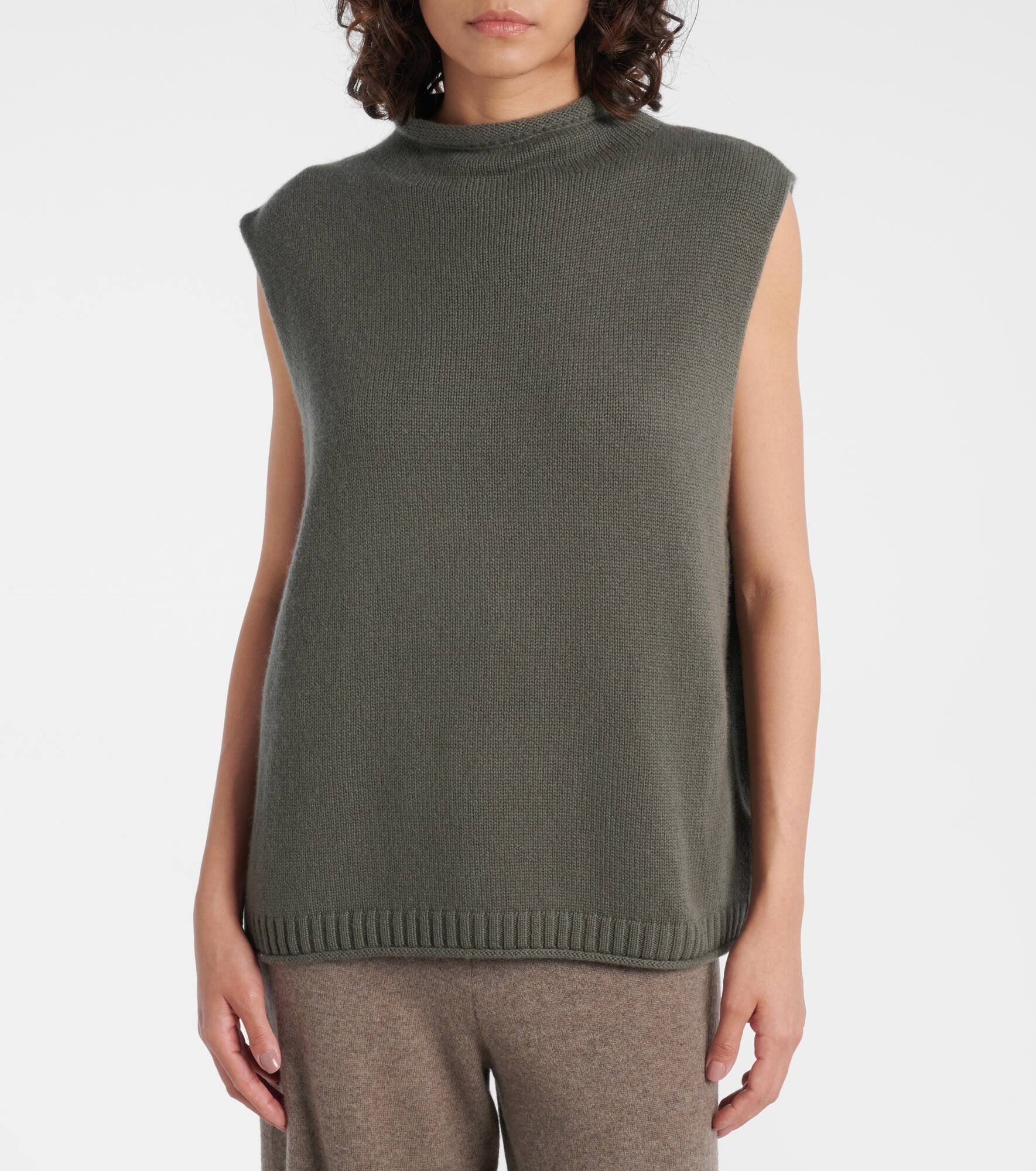Knitted cashmere top - 6