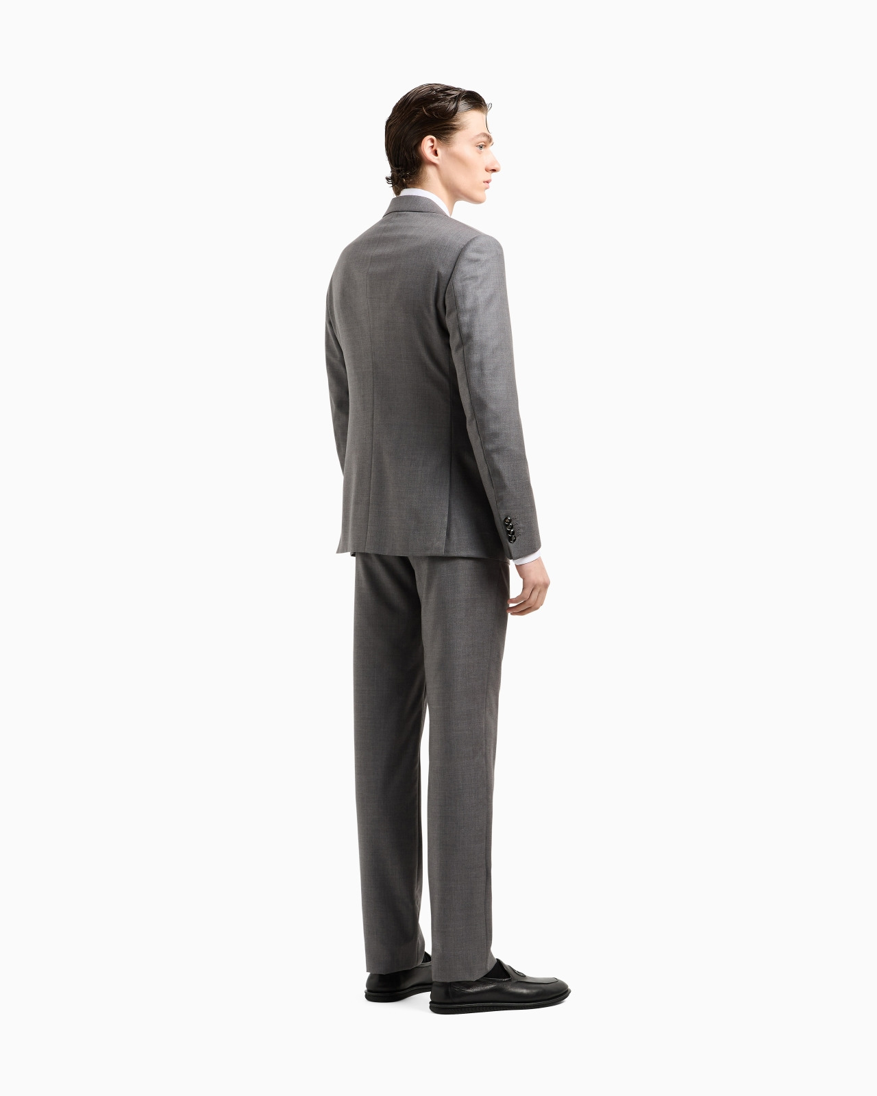 Soho Line single-breasted suit in wool and cashmere - 3