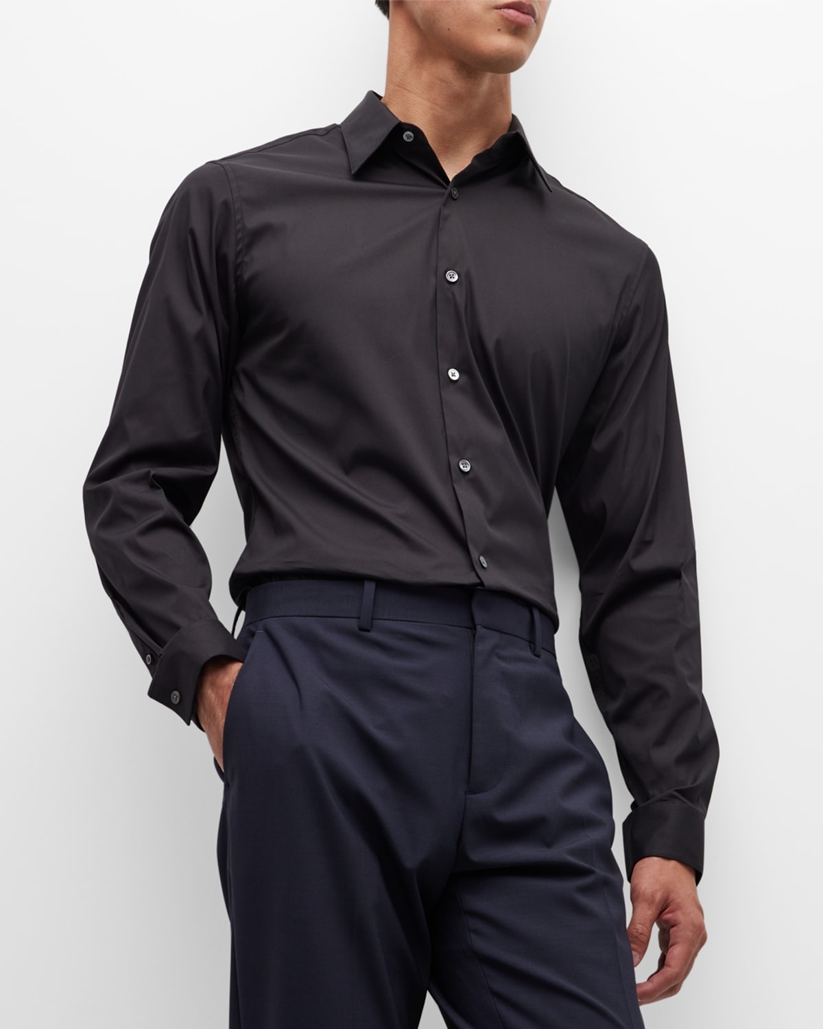 Men's Sylvain Tailored-Fit Sport Shirt - 5