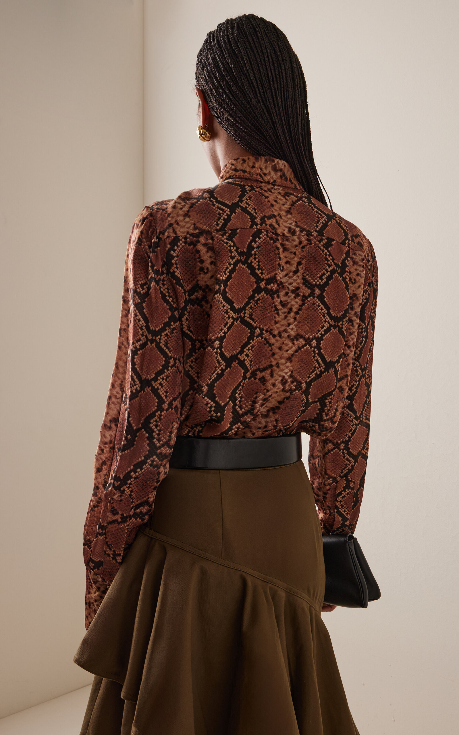 Hypnotic Silk Shirt brown - 4