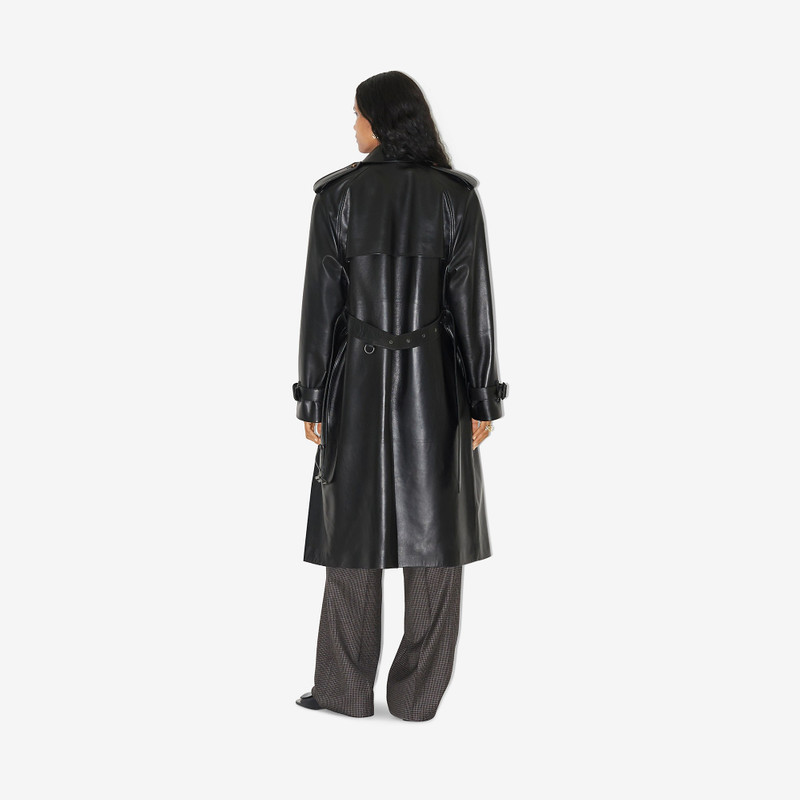 Leather Trench Coat 4