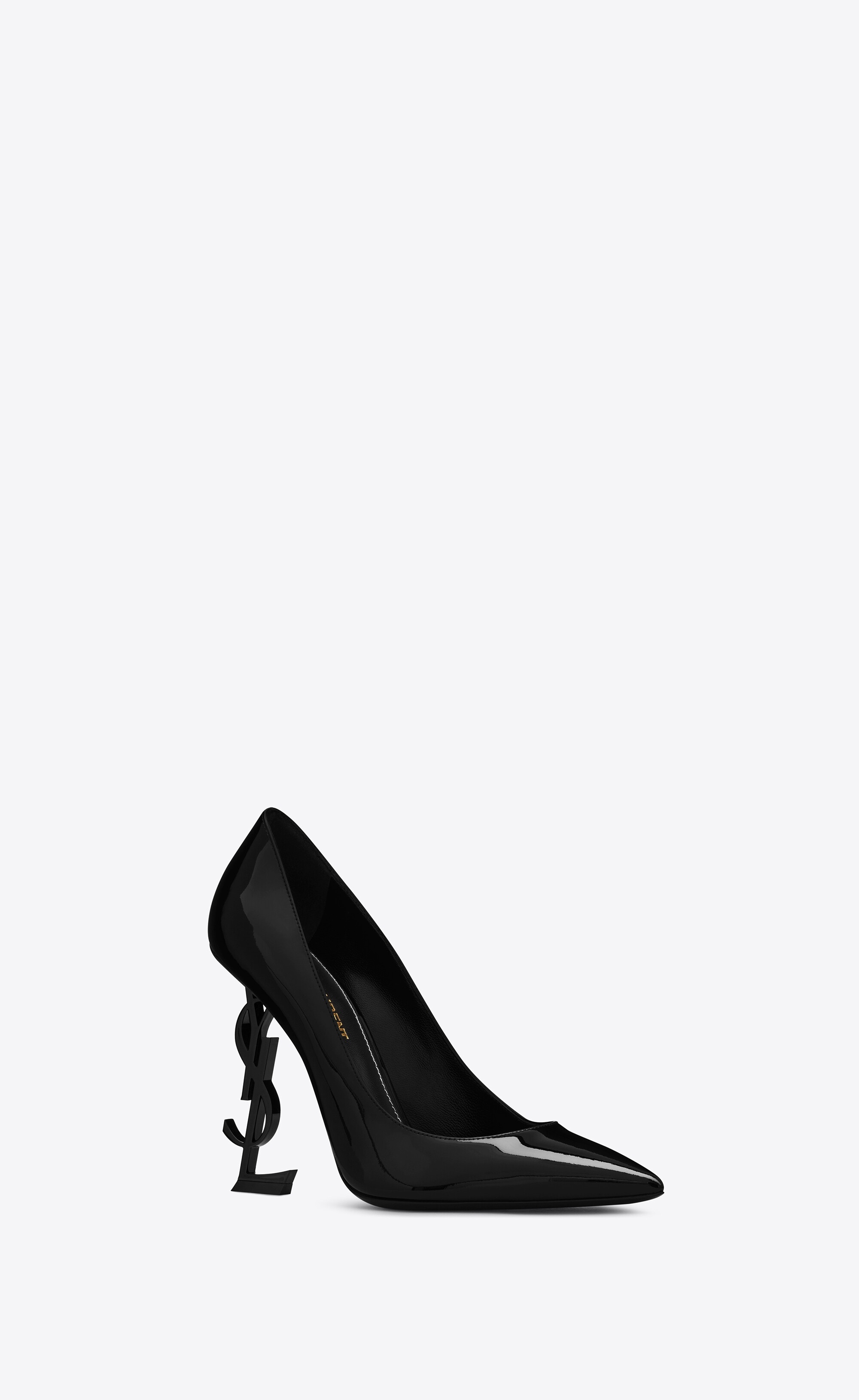 opyum pumps in patent leather with black heel - 4
