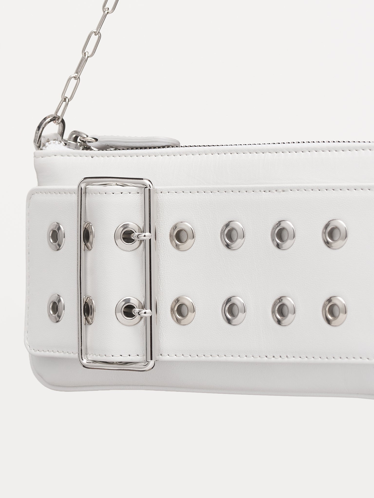 Flat Leather Belt Bag - 4