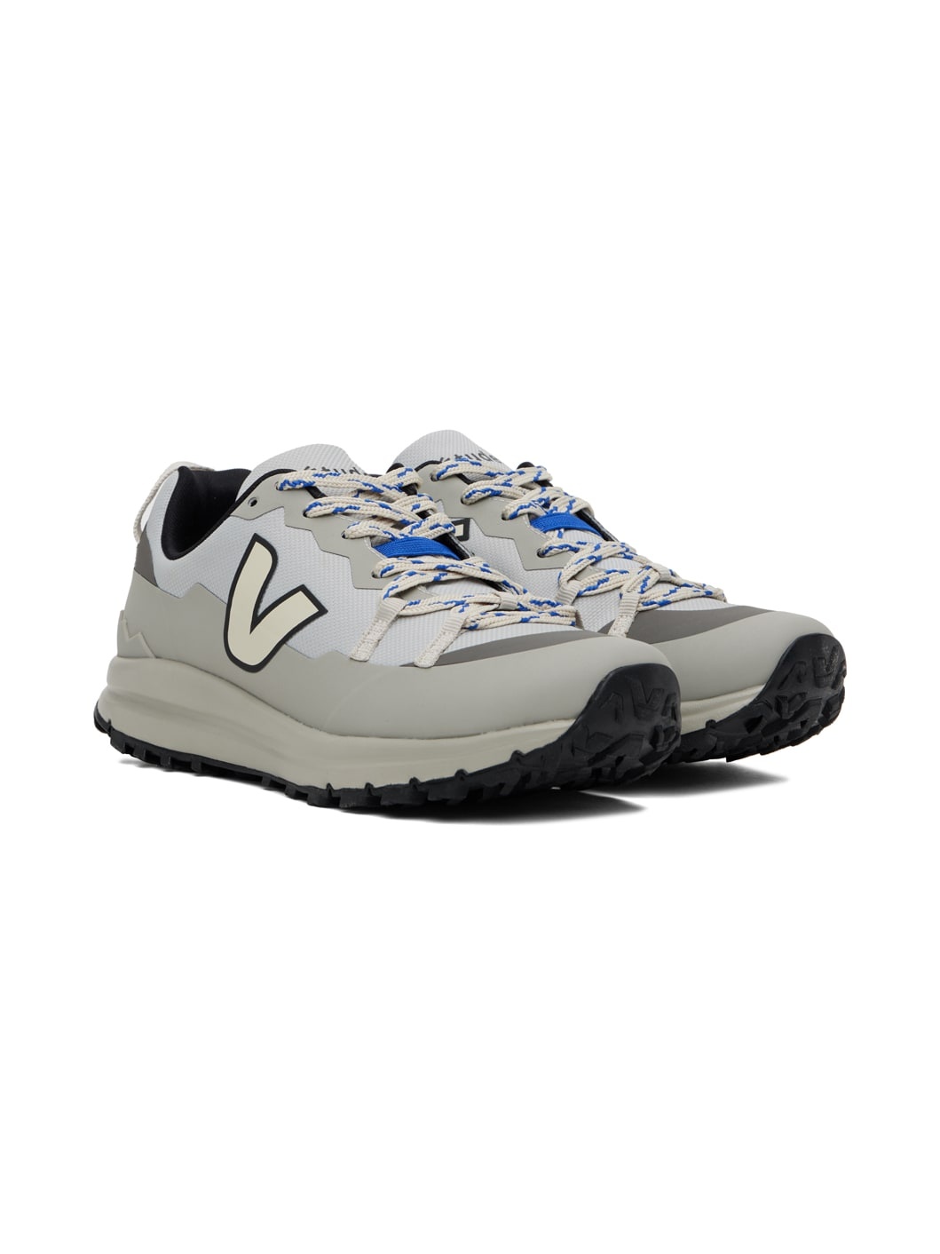 Gray Études Edition Shark Sneakers - 4