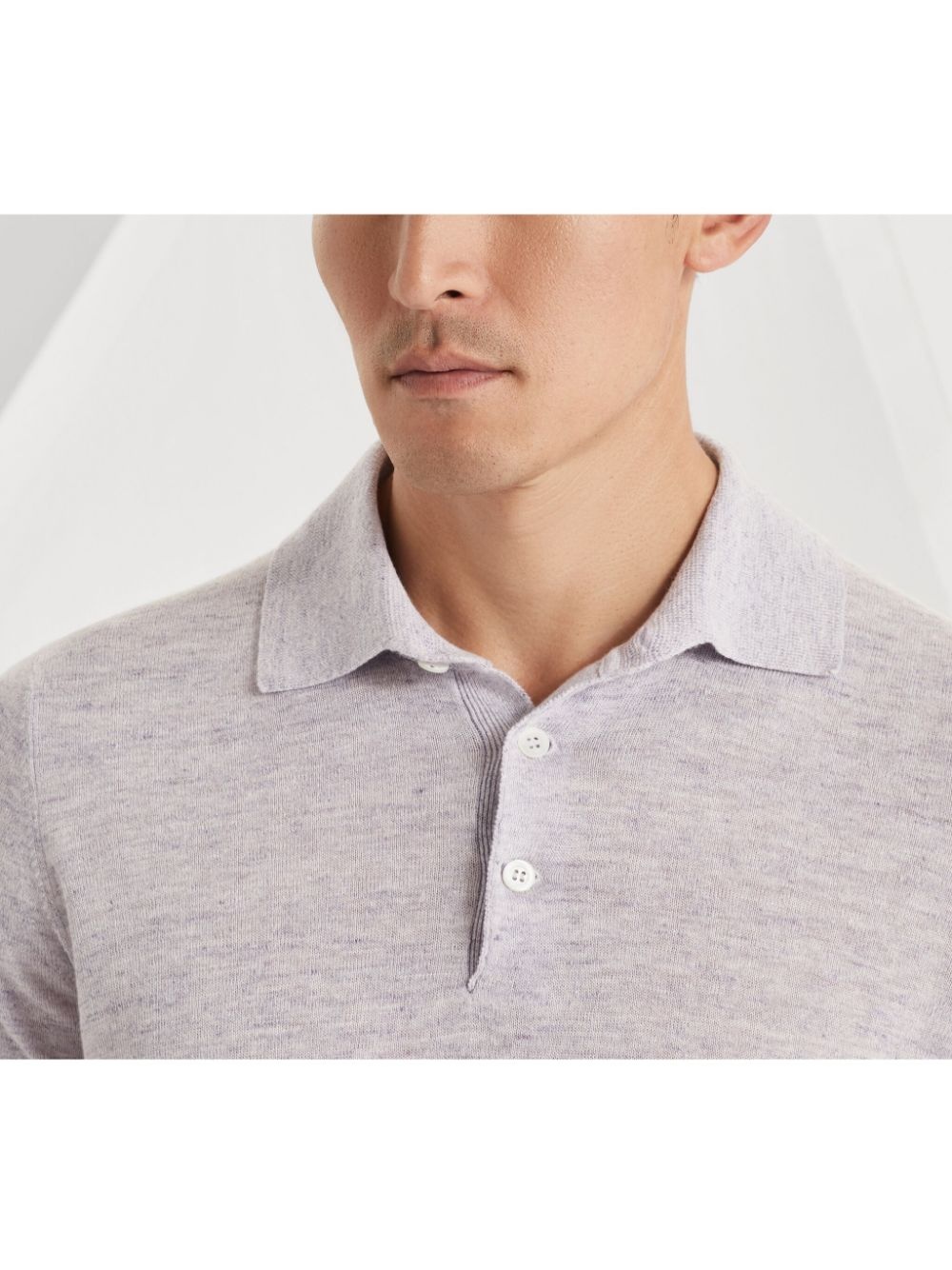 knitted polo shirt - 5