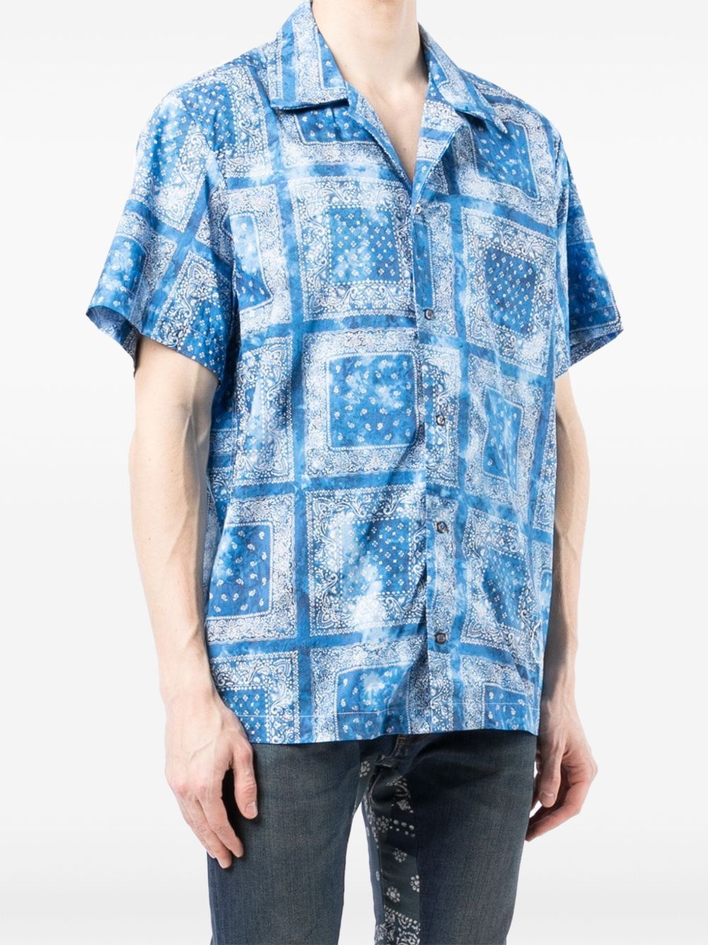 bandana-print shirt - 3